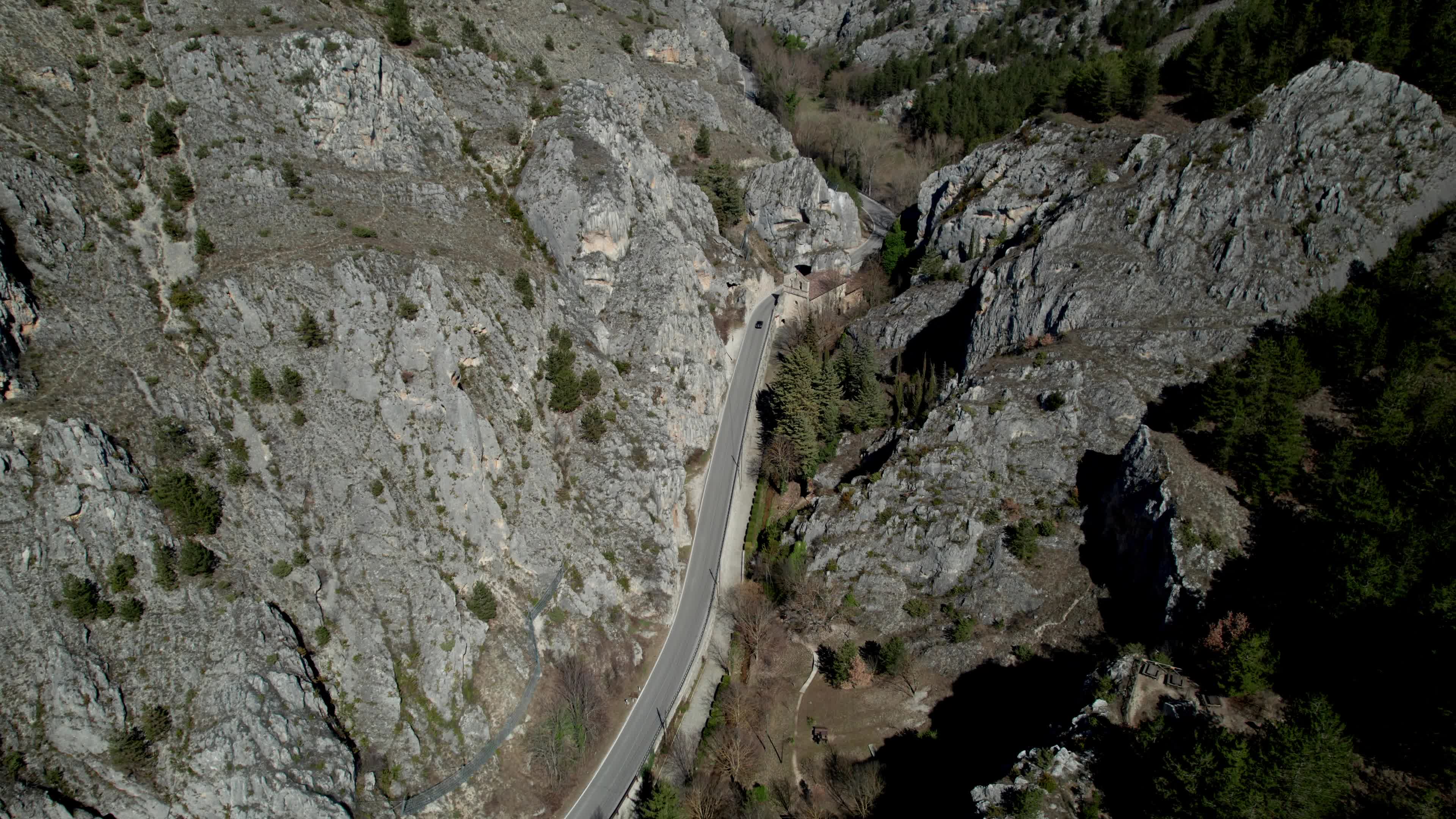 Drone view of Madonna d'Appari sanctuary