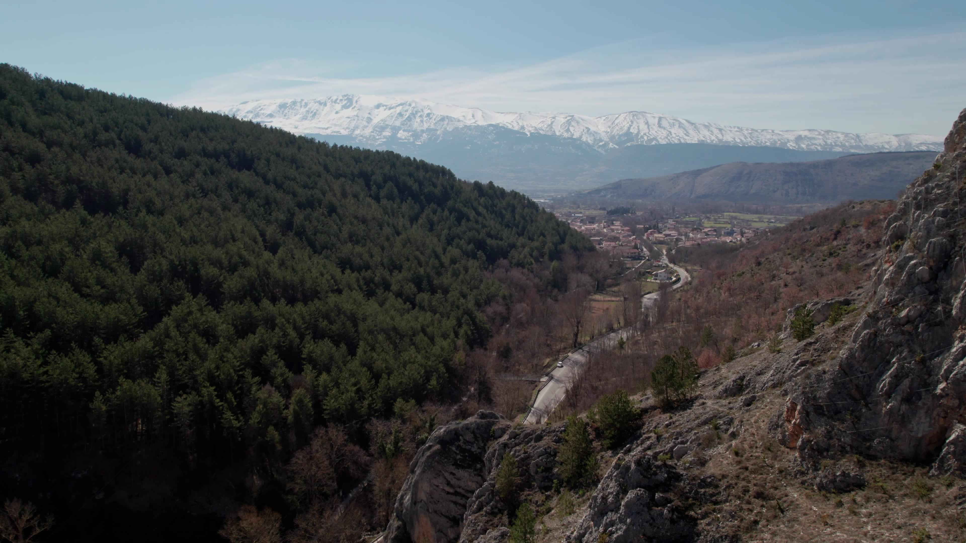 Drone view of Apennines