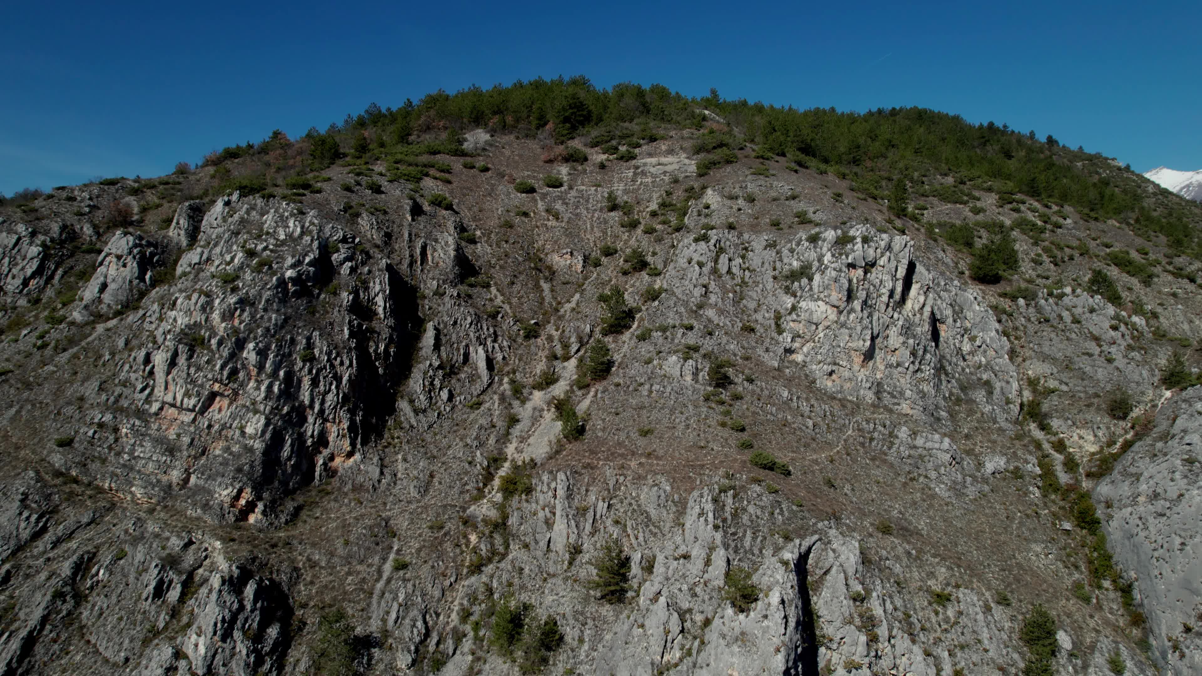 Drone view of Apennines