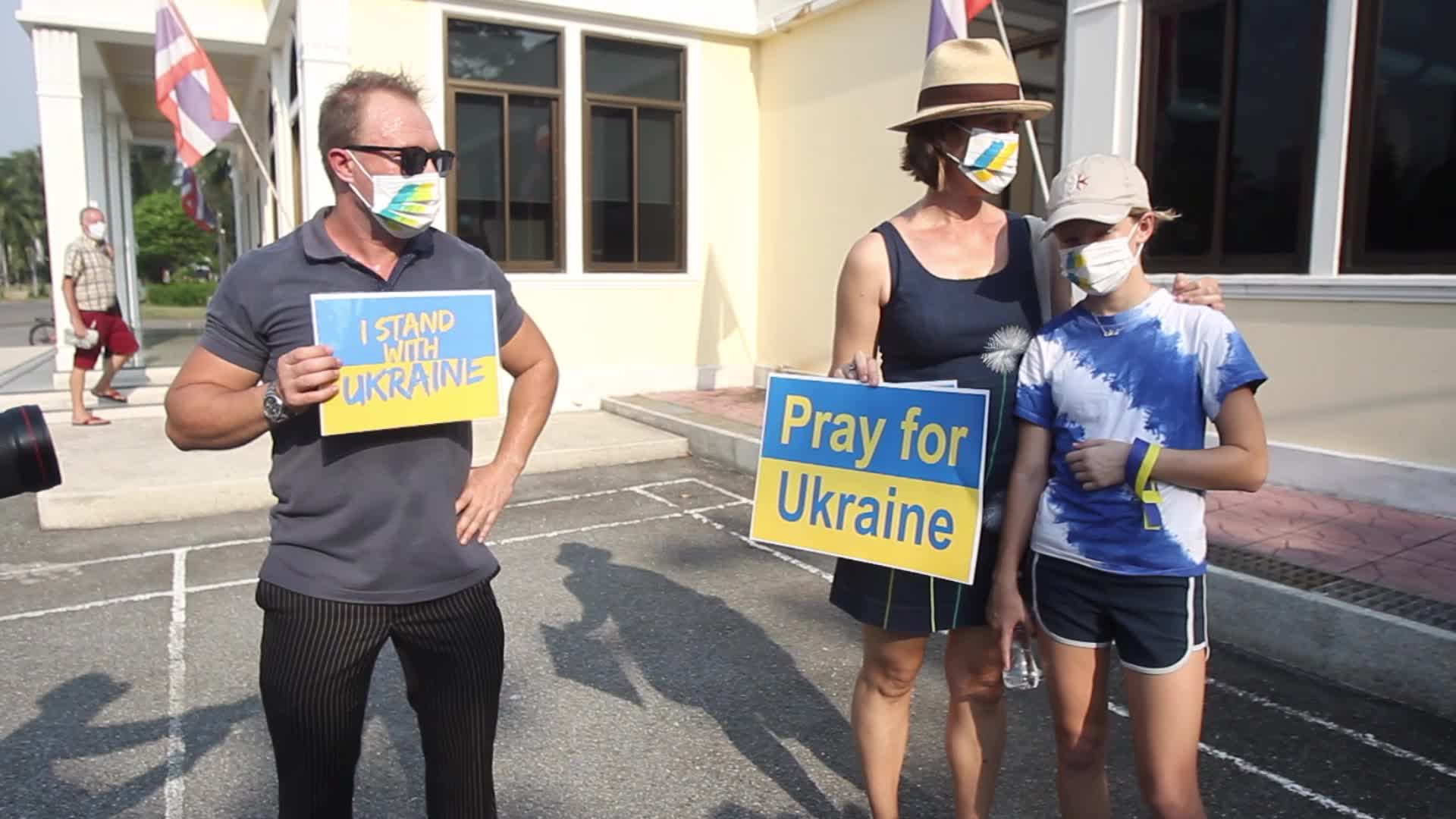 Protest In Thailand Against The War In Ukraine