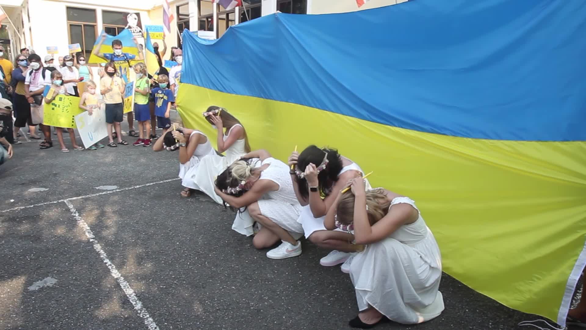 Protest In Thailand Against The War In Ukraine