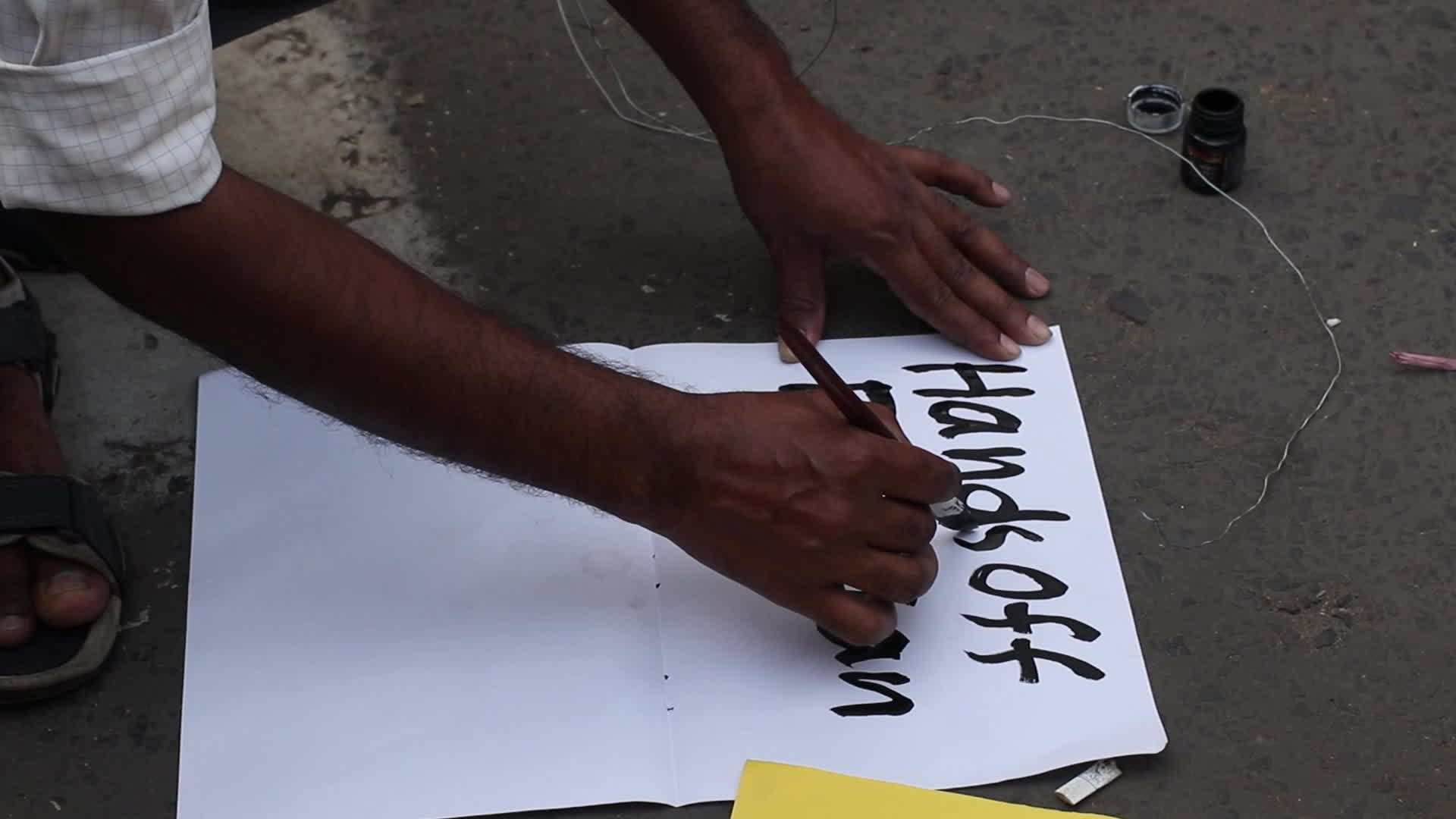 Protest Against War in Kolkata, India