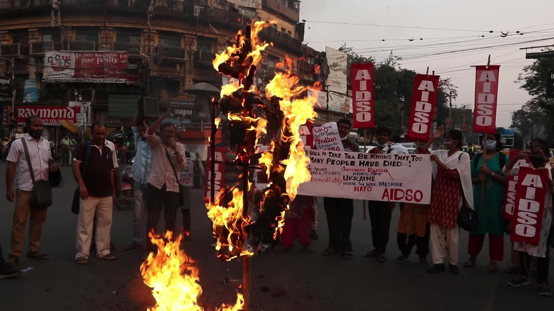 Protest Against War in Kolkata, India