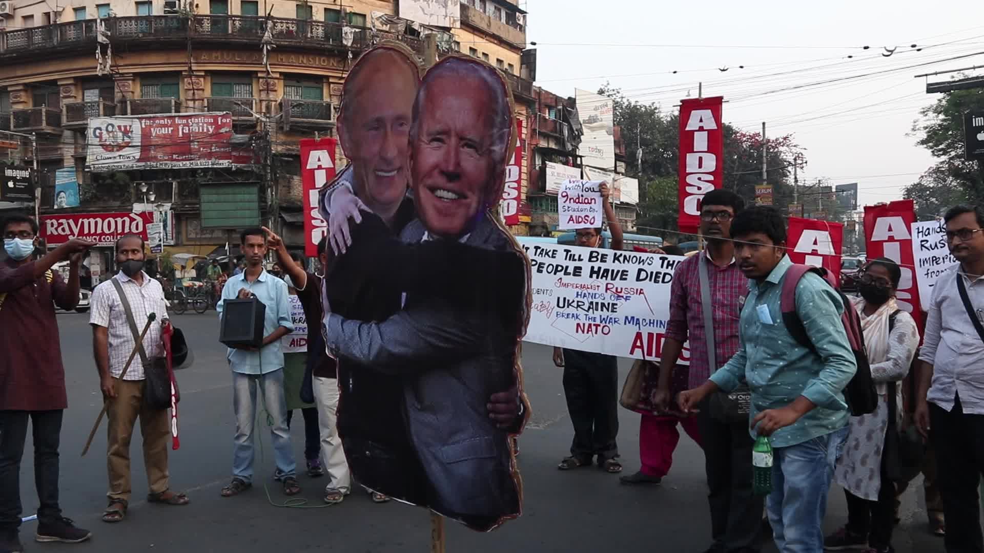 Protest Against War in Kolkata, India