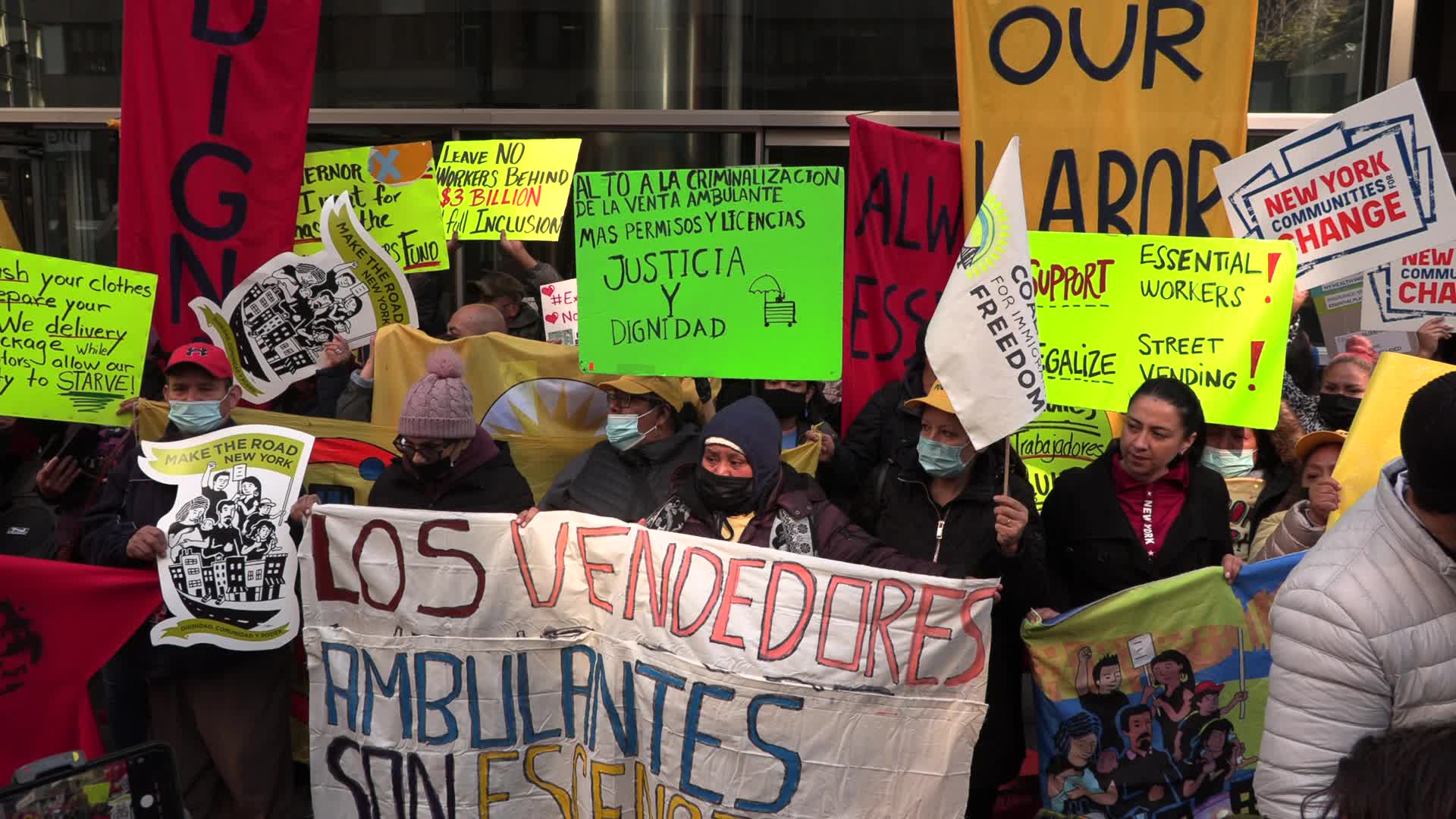 NYC: Excluded workers kick off 150-mile march from New York to Albany