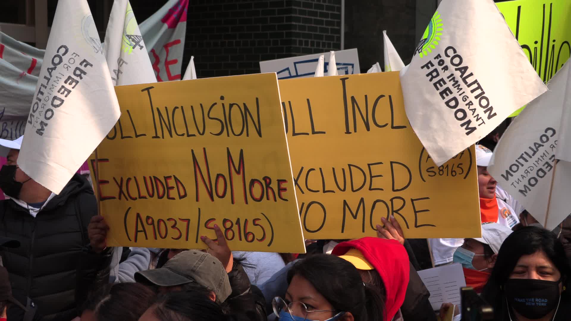 NYC: Excluded workers kick off 150-mile march from New York to Albany