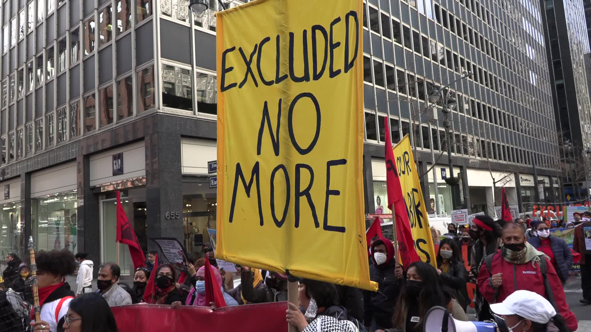 NYC: Excluded workers kick off 150-mile march from New York to Albany