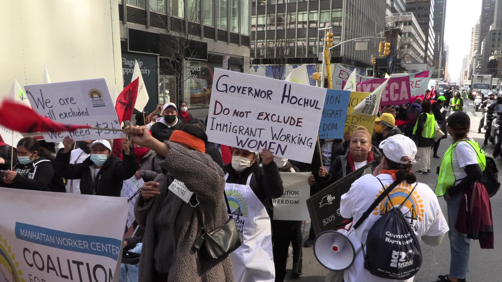 NYC: Excluded workers kick off 150-mile march from New York to Albany