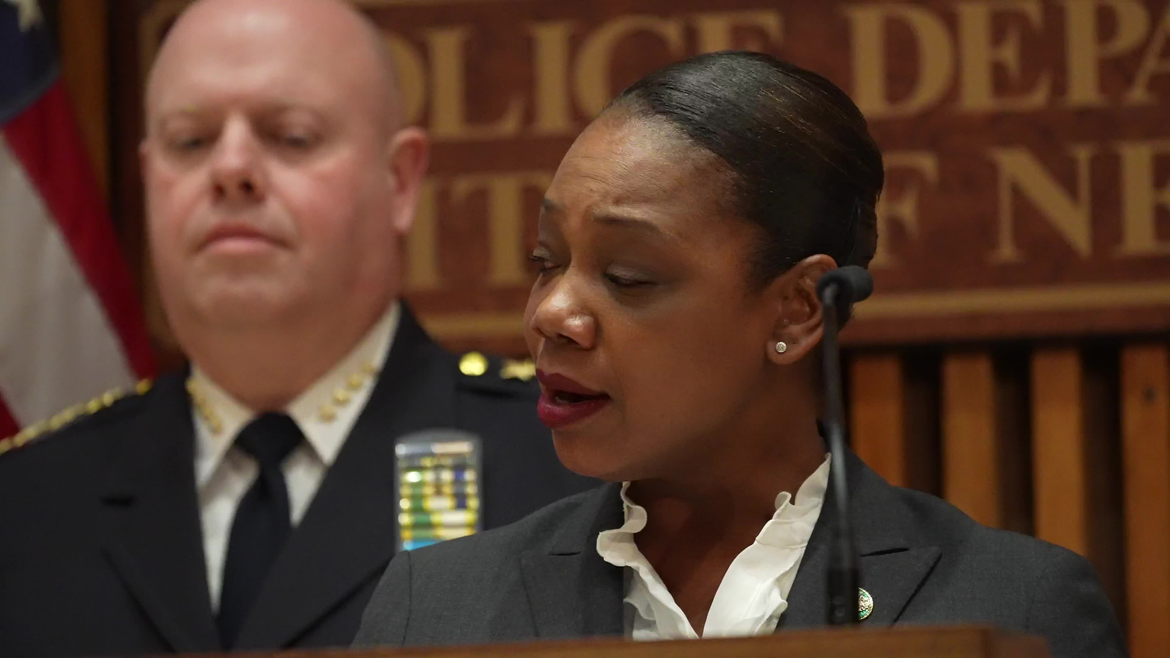 NYPD Holds News Conference On Recent Spate Of Shootings Of Homeless People In NYC And DC