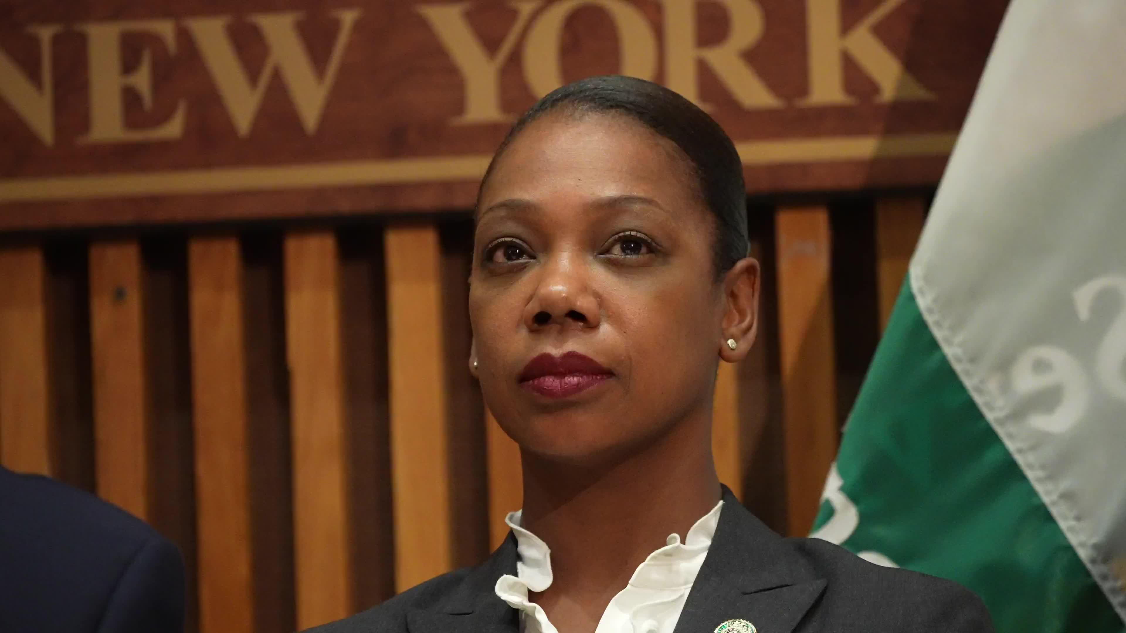 NYPD Holds News Conference On Recent Spate Of Shootings Of Homeless People In NYC And DC