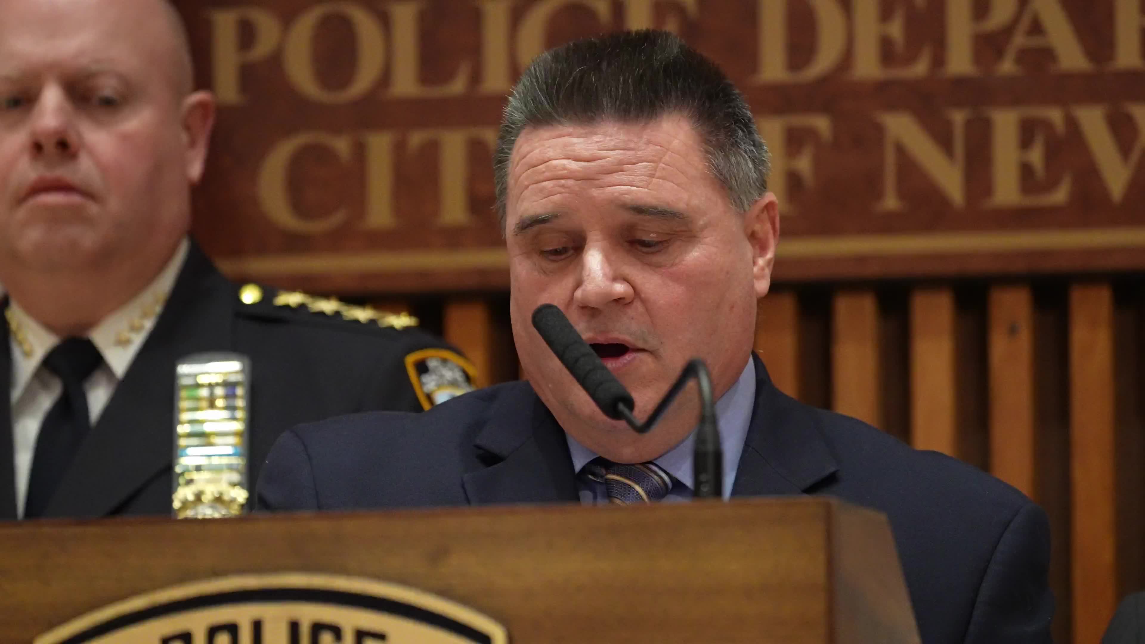 NYPD Holds News Conference On Recent Spate Of Shootings Of Homeless People In NYC And DC