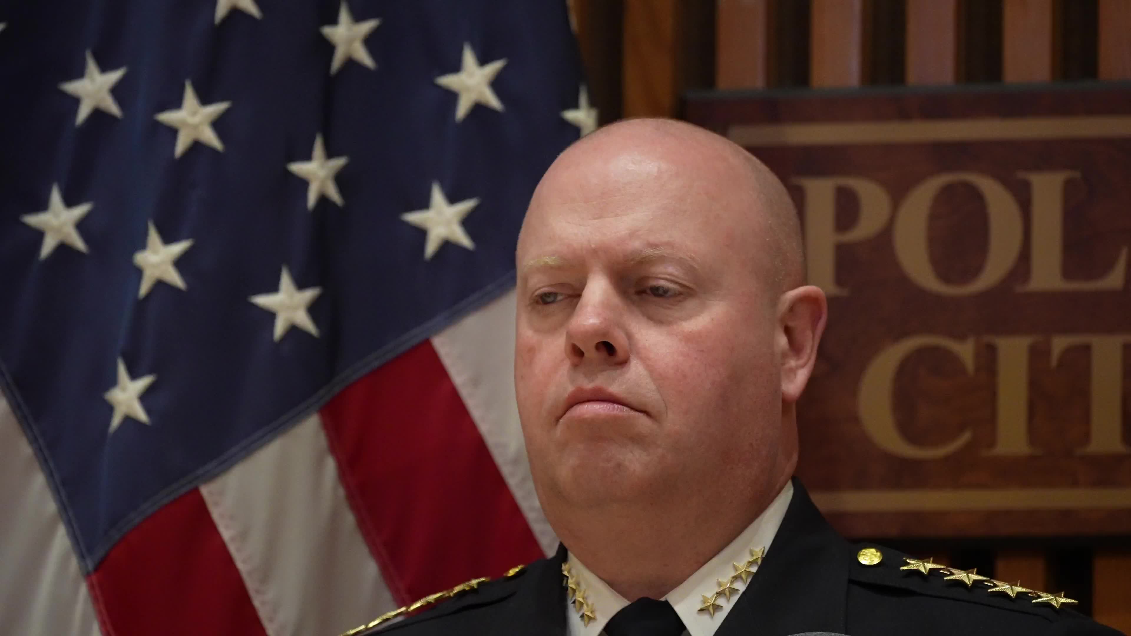 NYPD Holds News Conference On Recent Spate Of Shootings Of Homeless People In NYC And DC