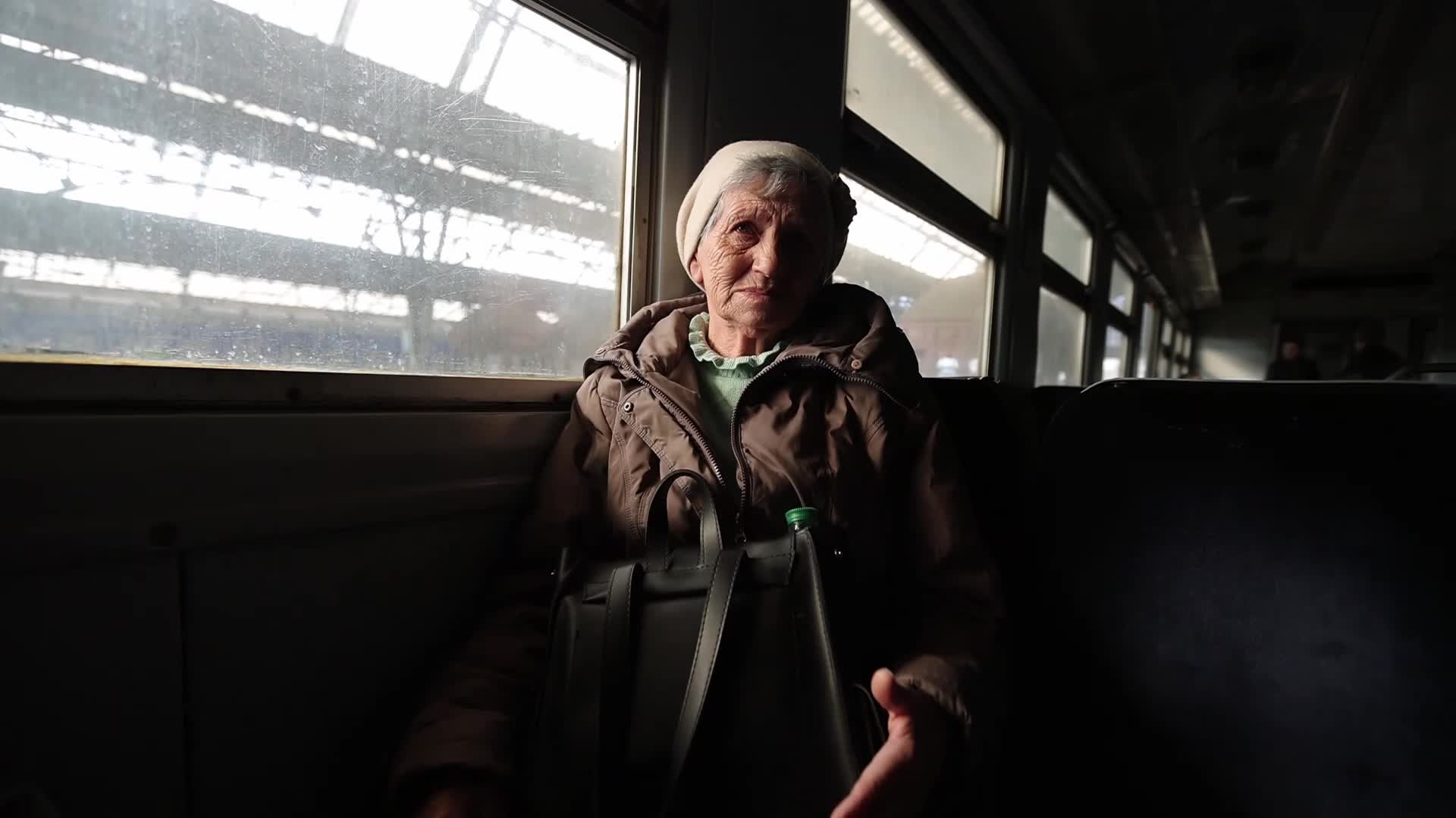 Ukrainian refugees at Medyka border crossing
