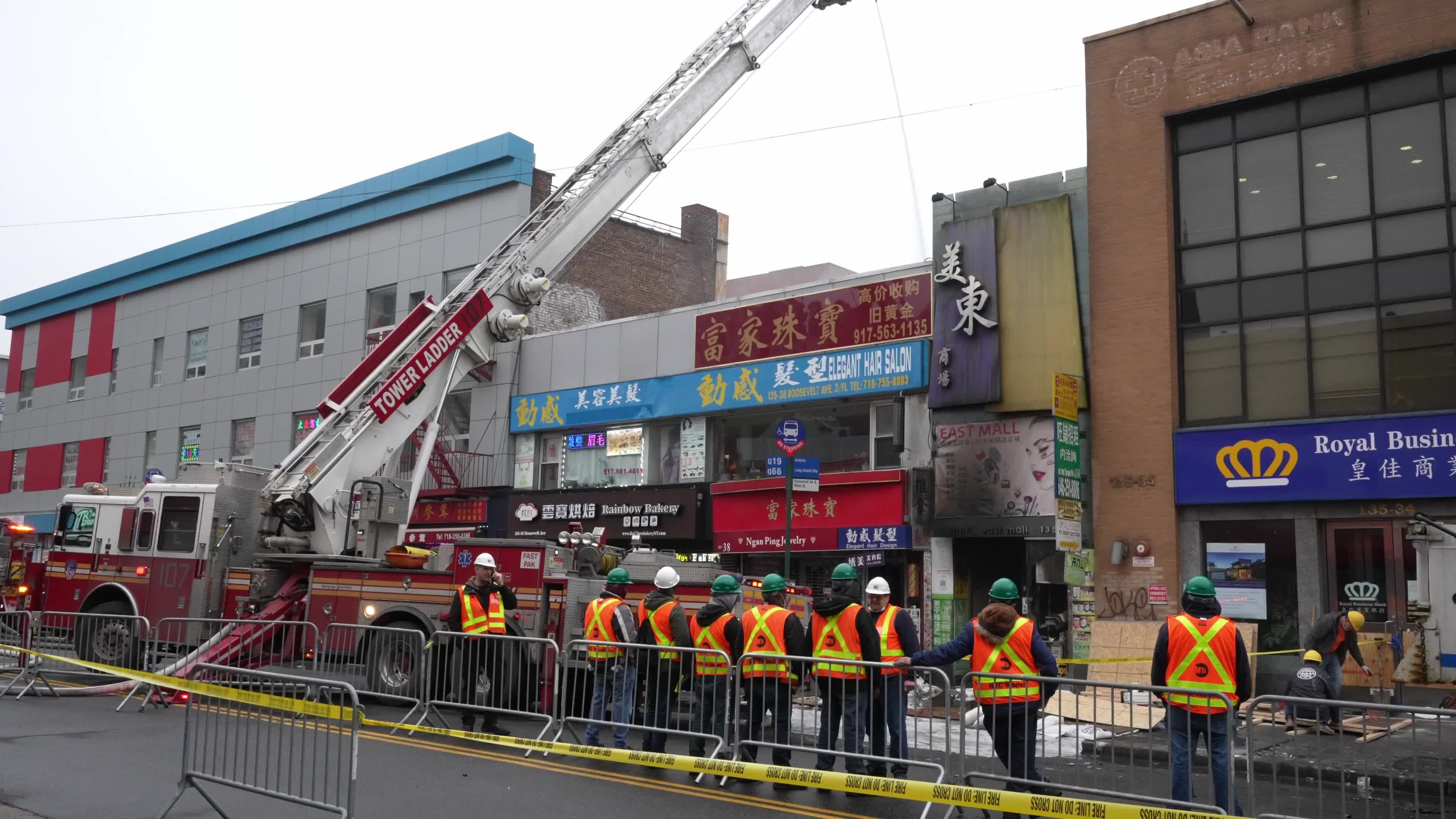 5-Alarm Inferno Devours Queens Shops, Sparking Major Response