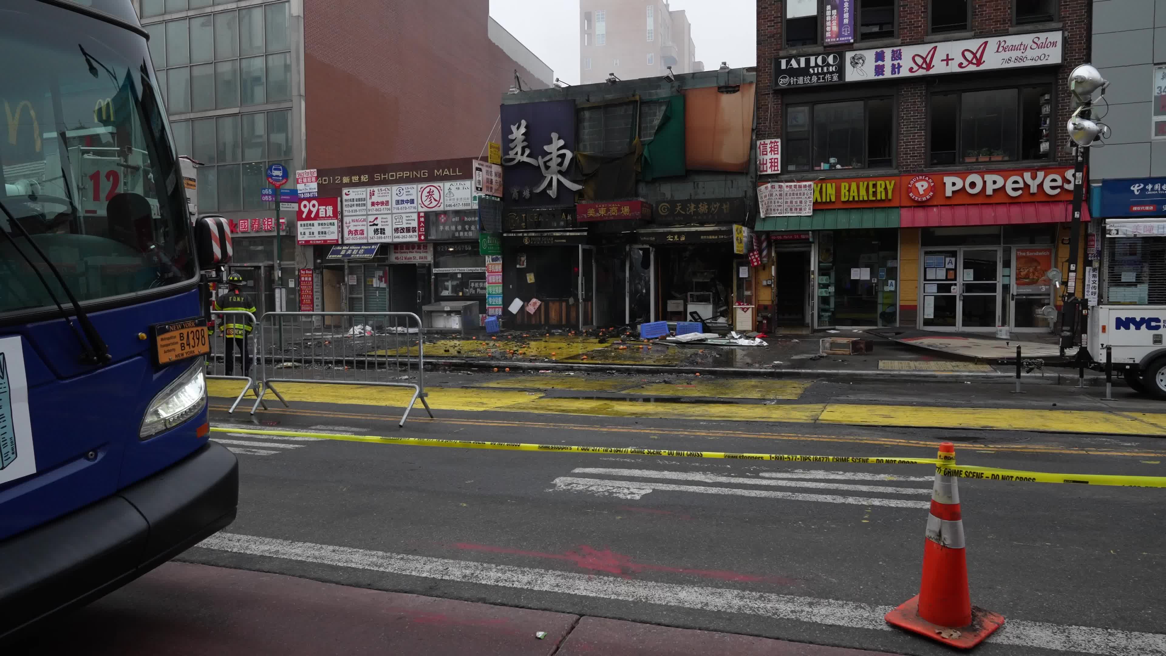 5-Alarm Inferno Devours Queens Shops, Sparking Major Response