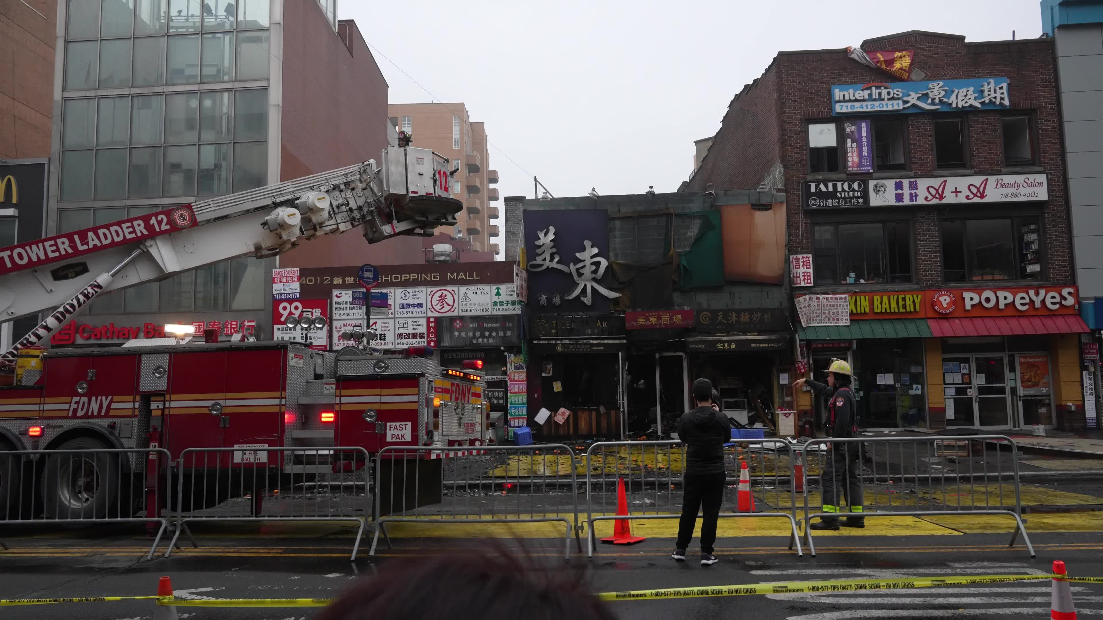 5-Alarm Inferno Devours Queens Shops, Sparking Major Response