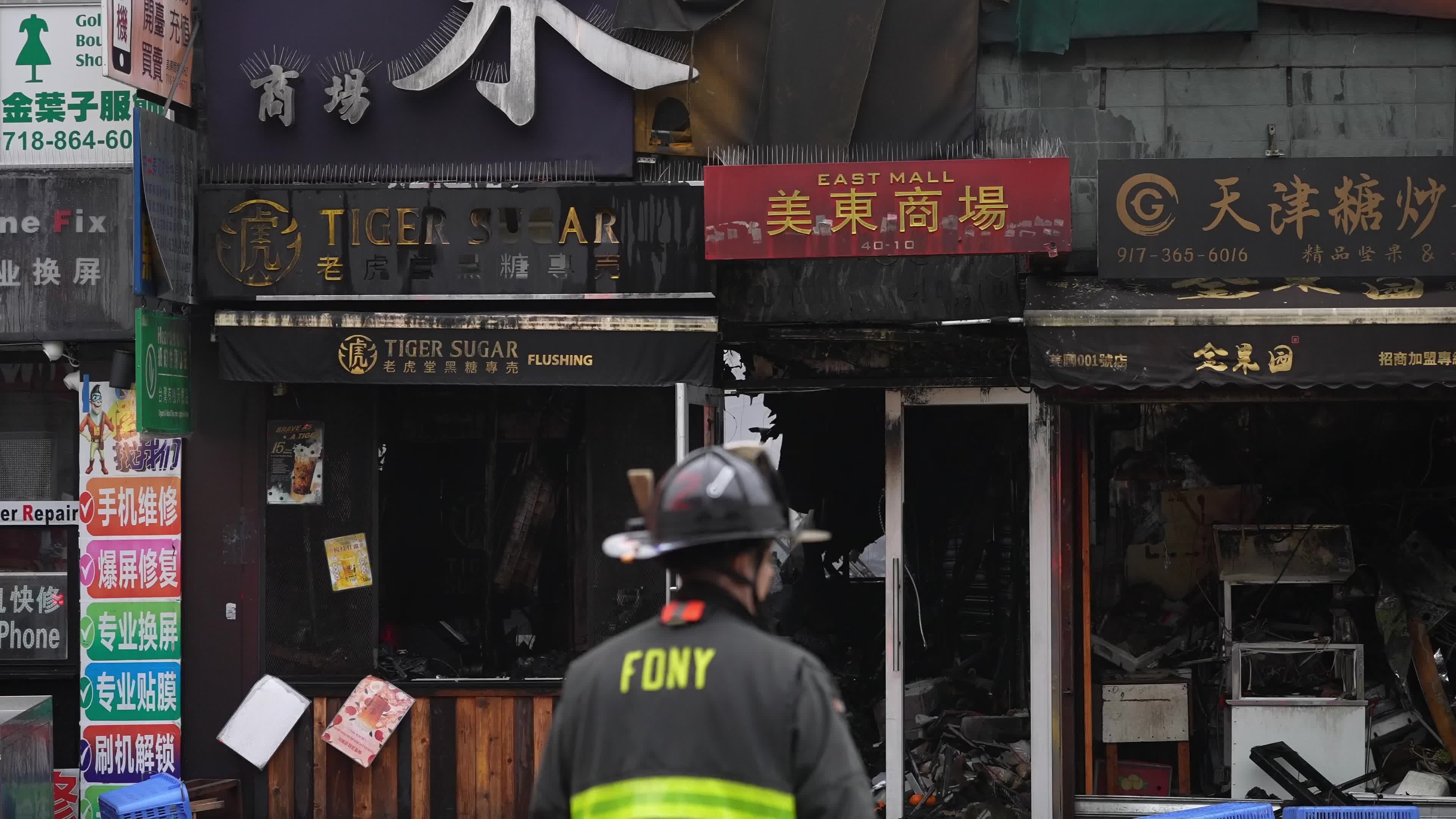 5-Alarm Inferno Devours Queens Shops, Sparking Major Response
