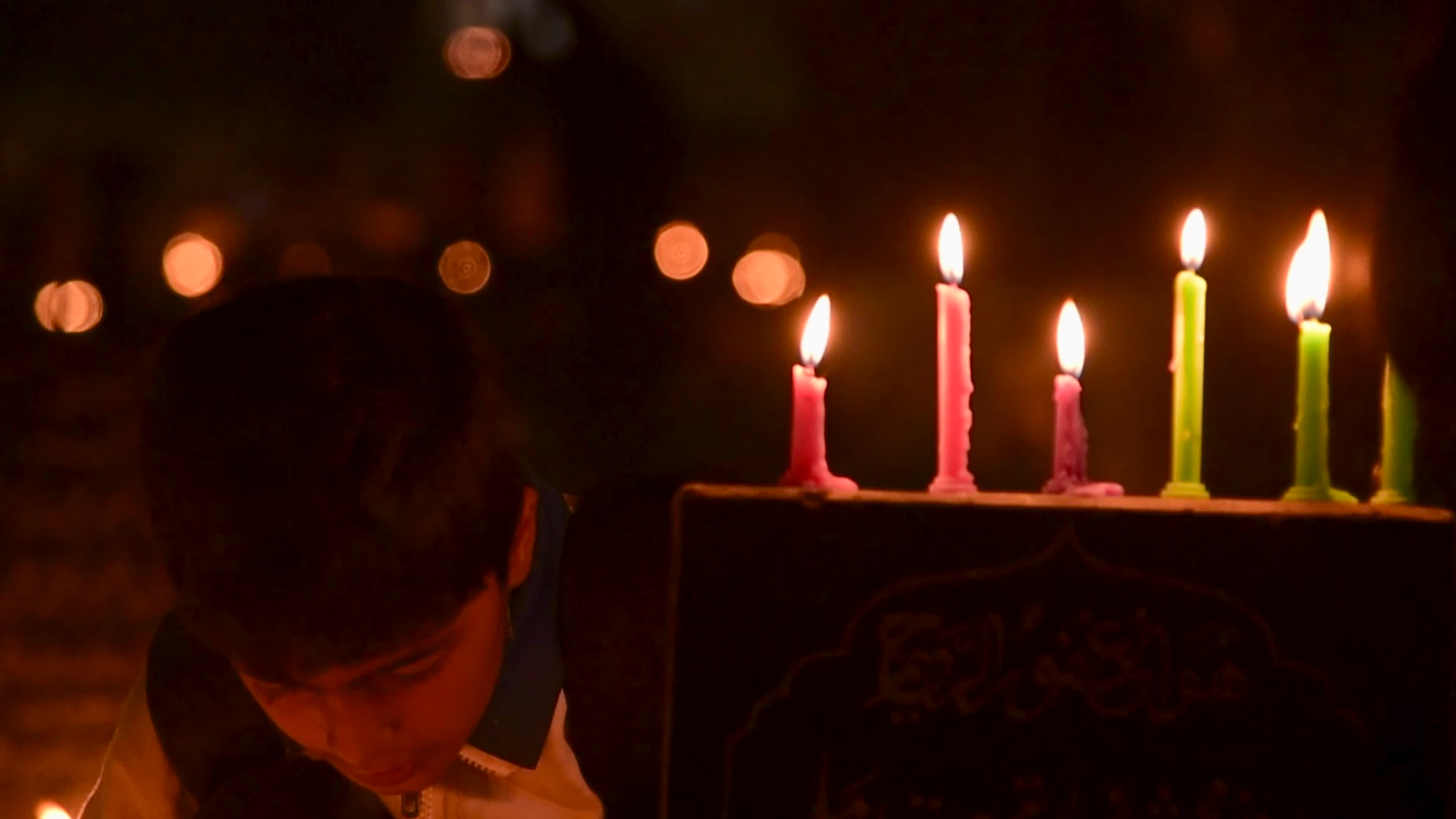 Shab-e-Barat festival celebrations in Srinagar, Indian administered Kashmir.