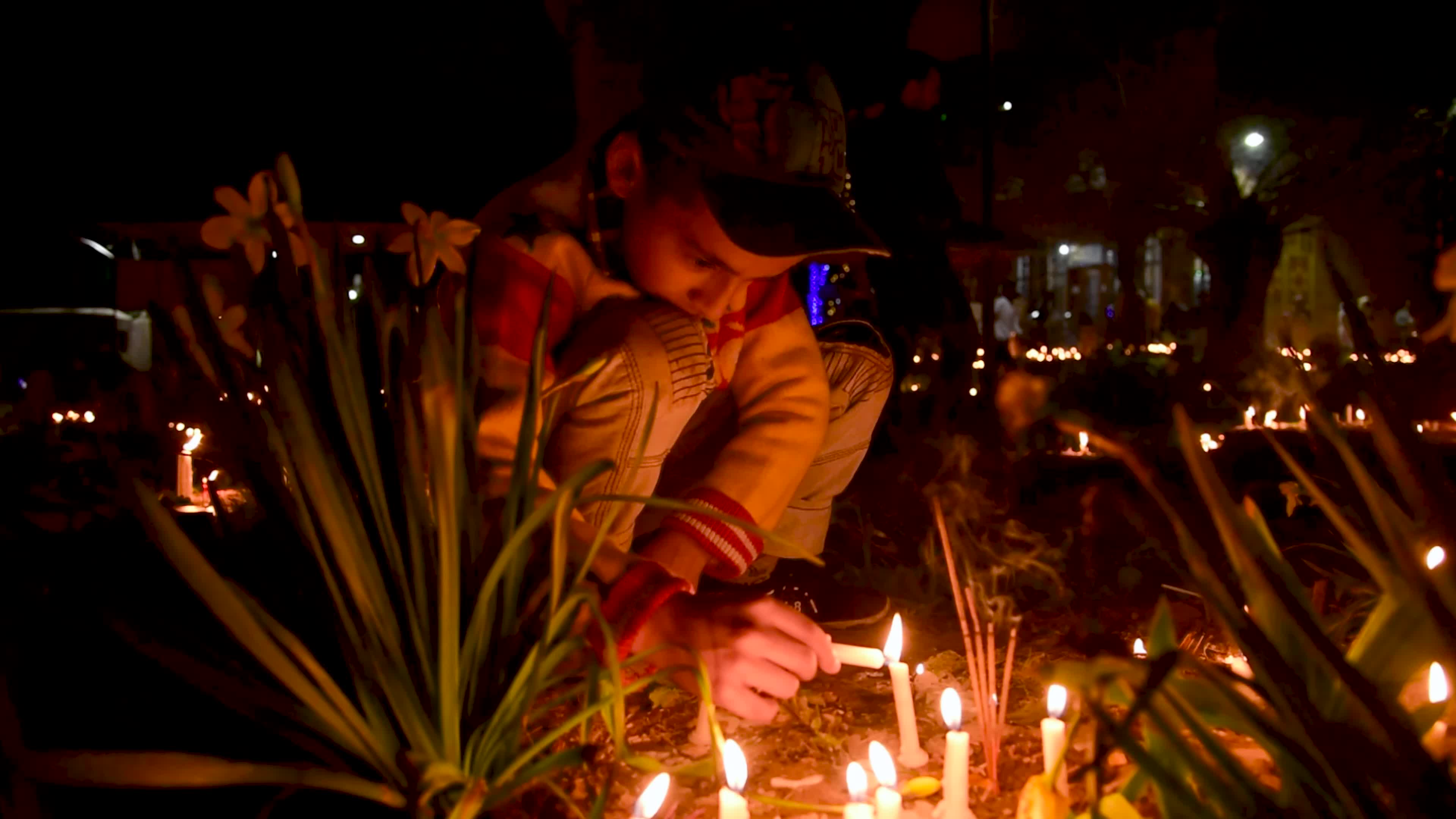 Shab-e-Barat festival celebrations in Srinagar, Indian administered Kashmir.