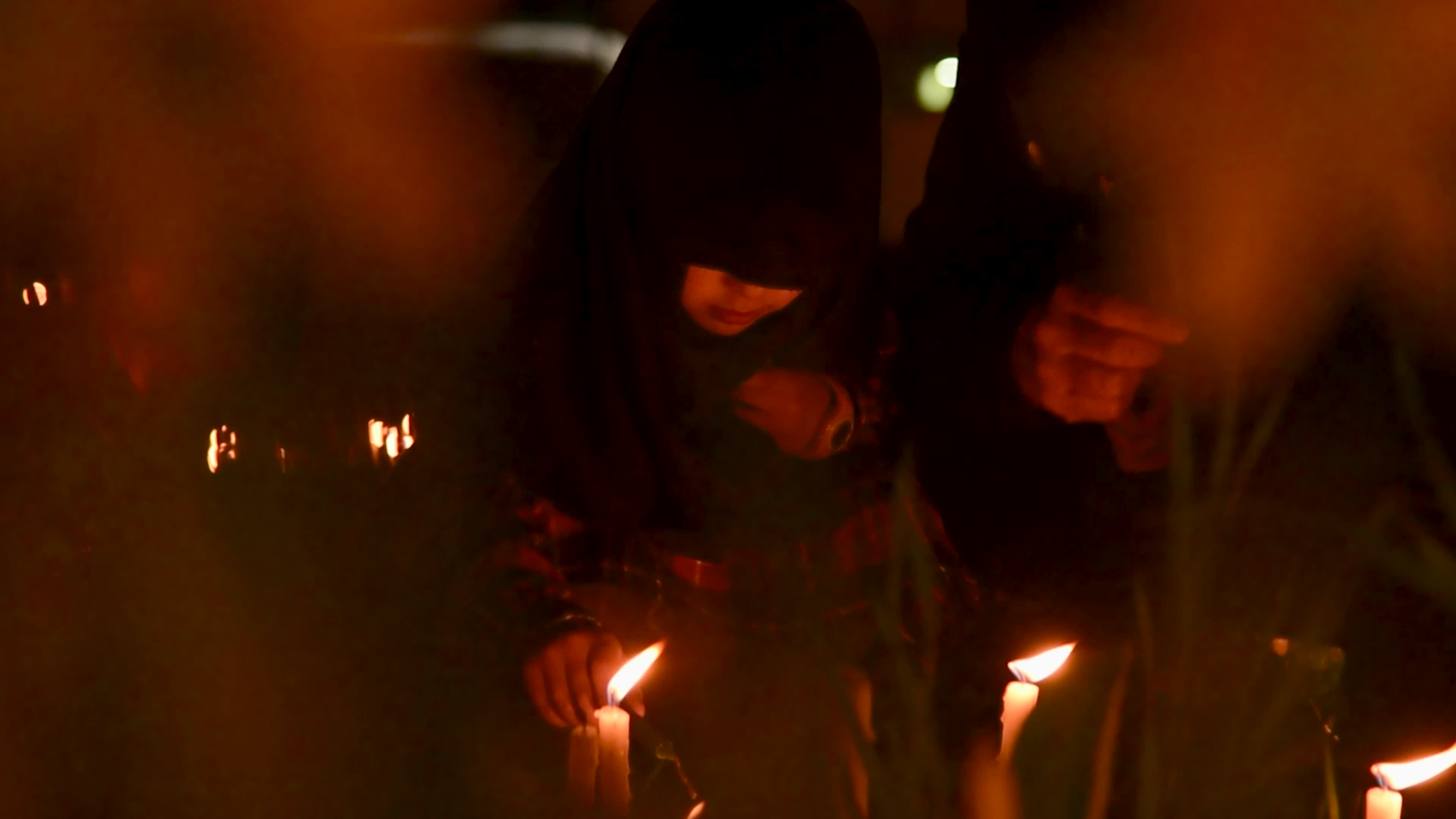 Shab-e-Barat festival celebrations in Srinagar, Indian administered Kashmir.