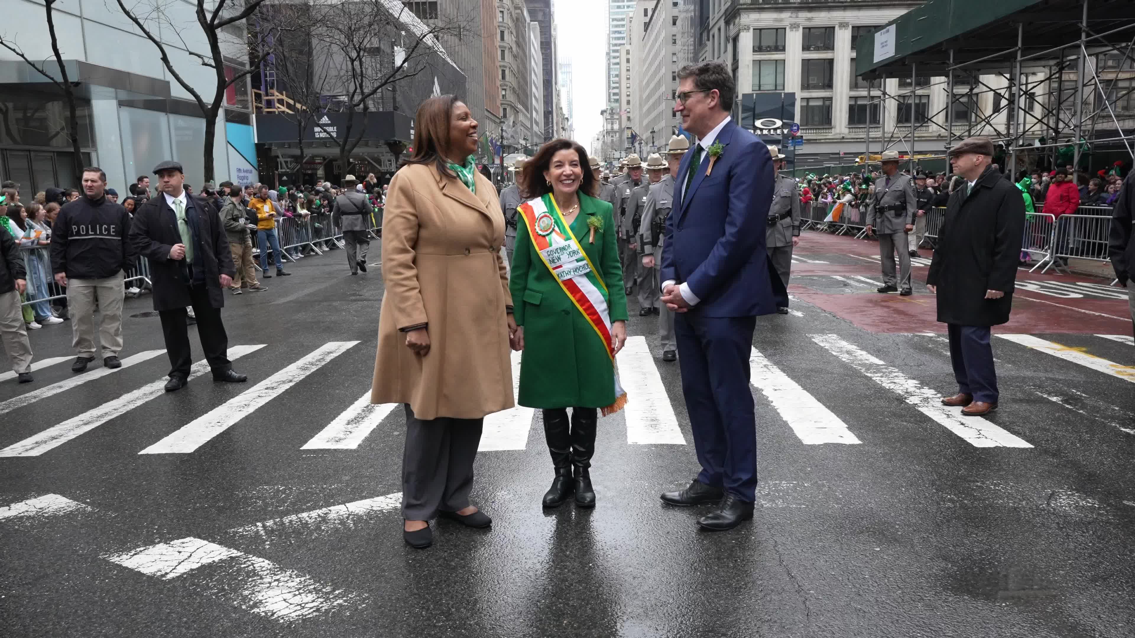 Annual St Patrick's Day Parade Marches Down New York's Fifth Avenue