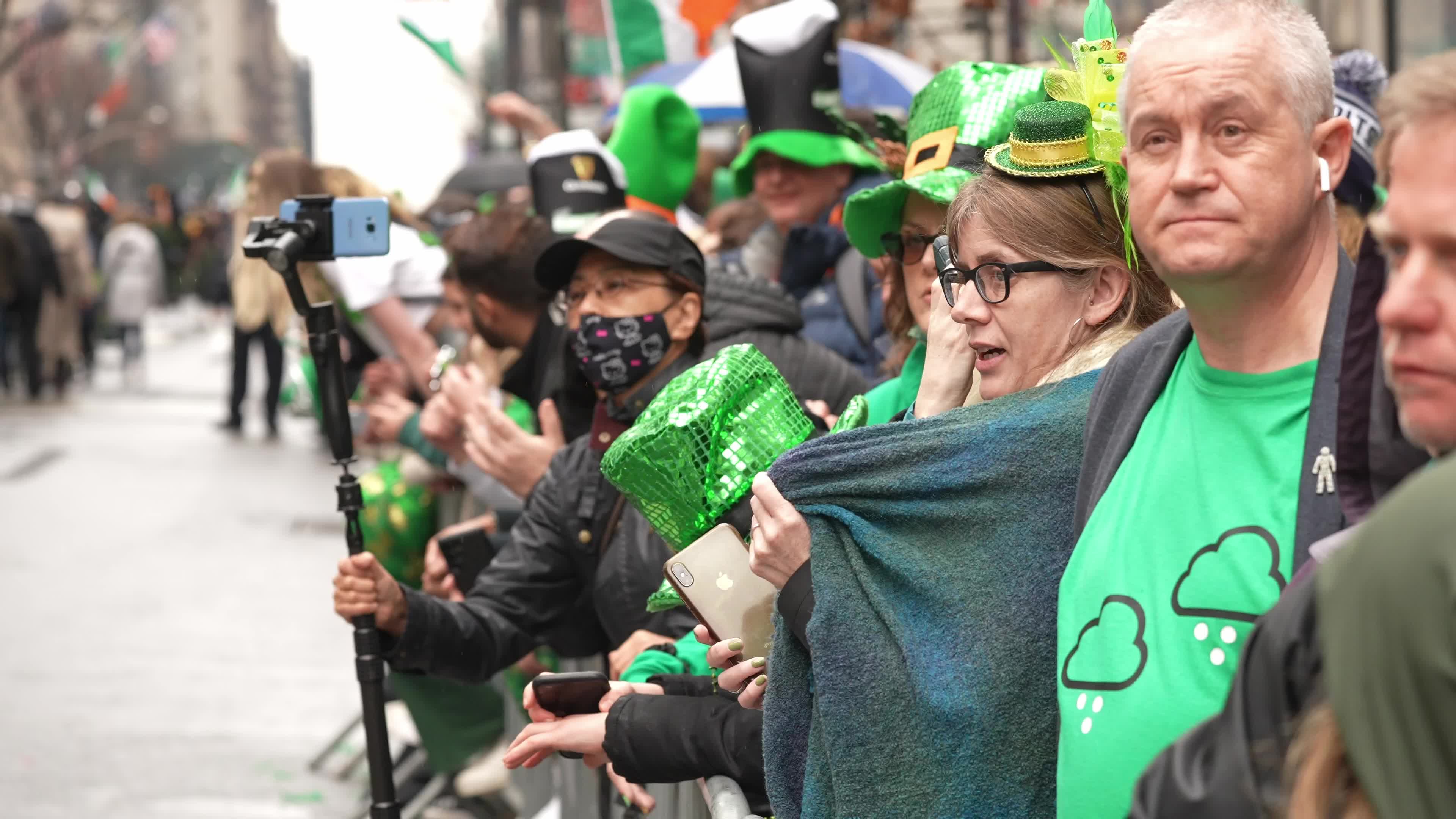 Annual St Patrick's Day Parade Marches Down New York's Fifth Avenue