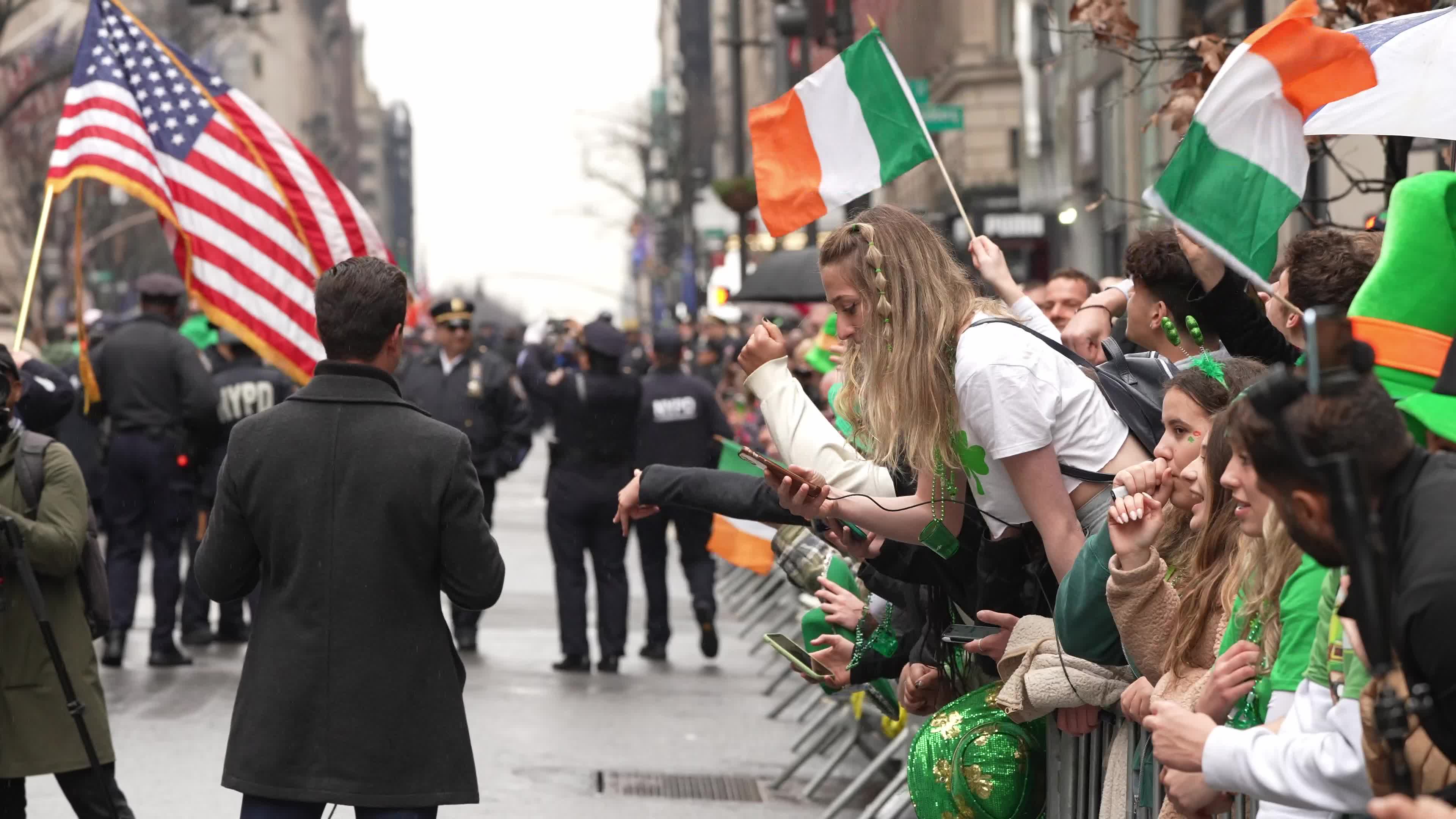 Annual St Patrick's Day Parade Marches Down New York's Fifth Avenue