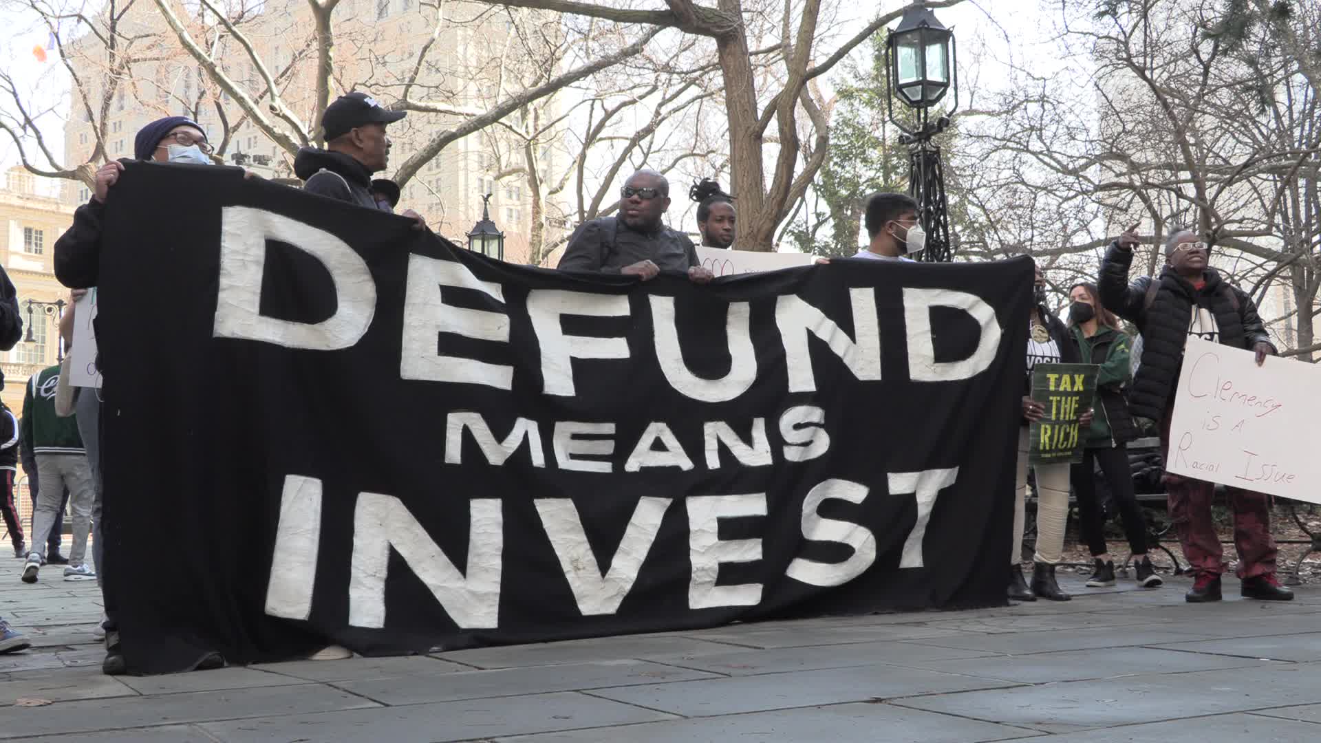 NYC: Defund the NYPD, invest in public safety rally