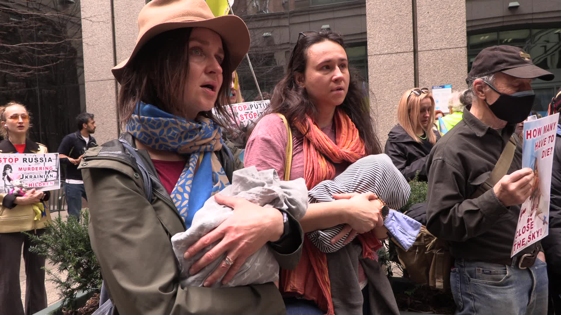 NYC: Mother's March to Save Ukrainian Children