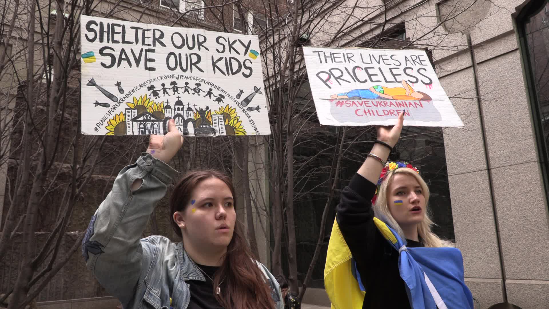 NYC: Mother's March to Save Ukrainian Children