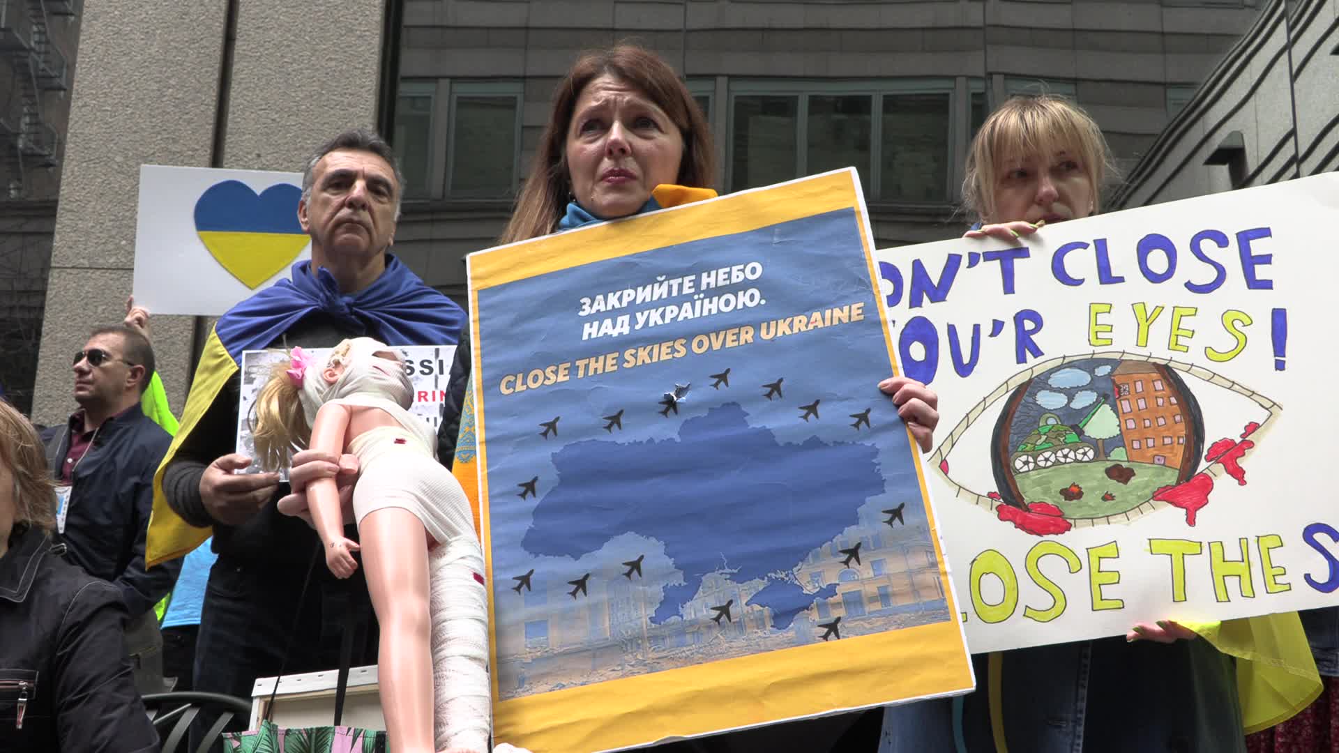 NYC: Mother's March to Save Ukrainian Children