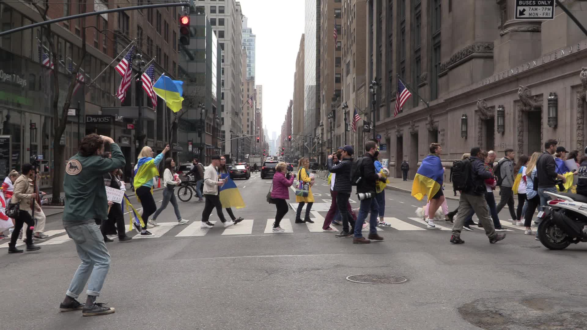 NYC: Mother's March to Save Ukrainian Children