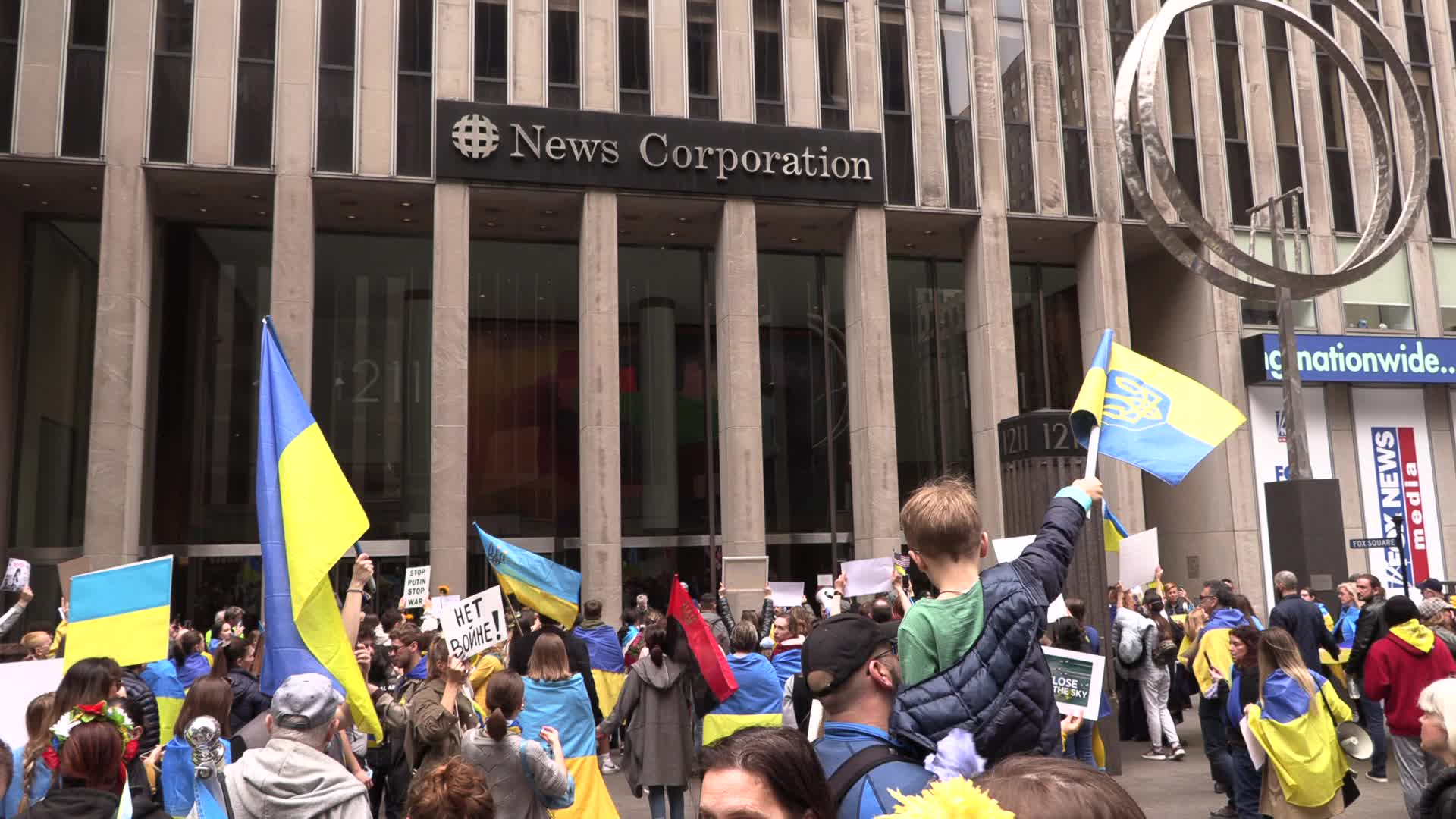 NYC: Mother's March to Save Ukrainian Children