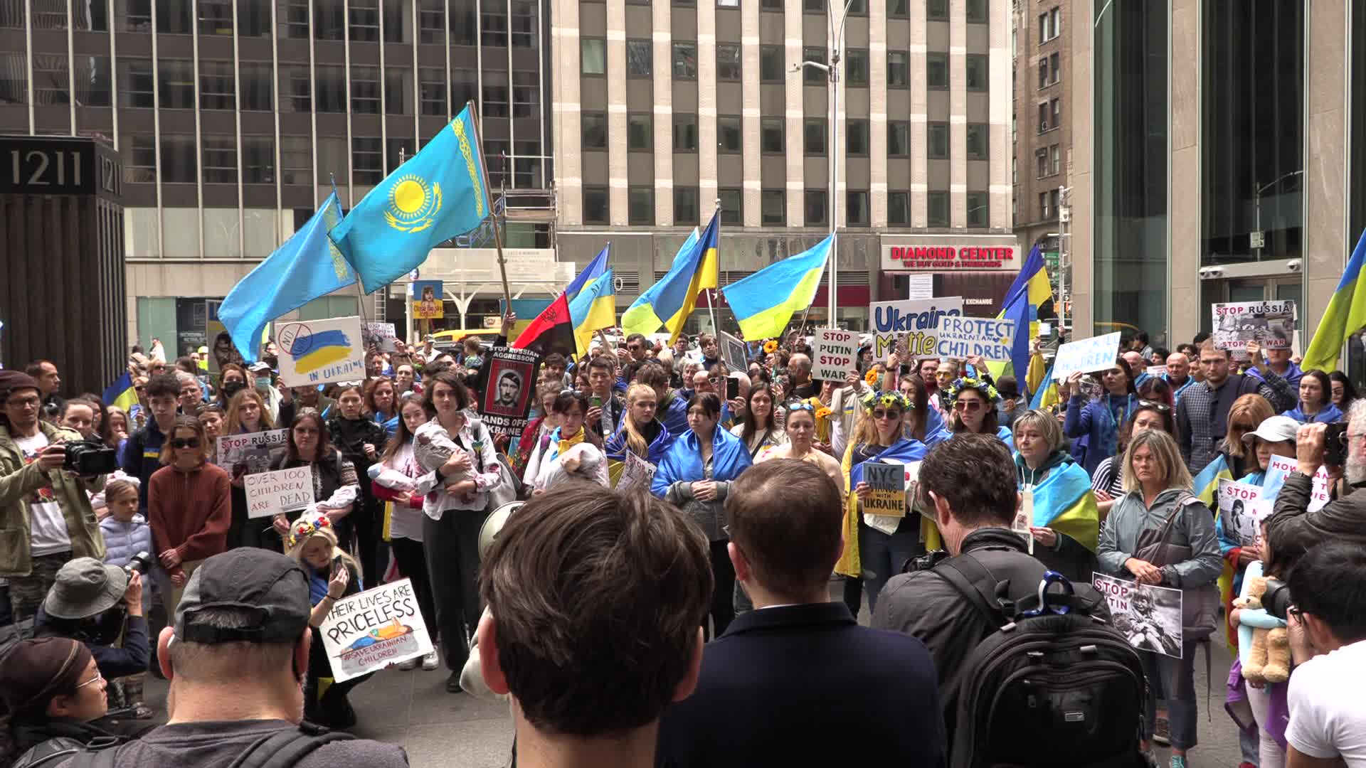 NYC: Mother's March to Save Ukrainian Children