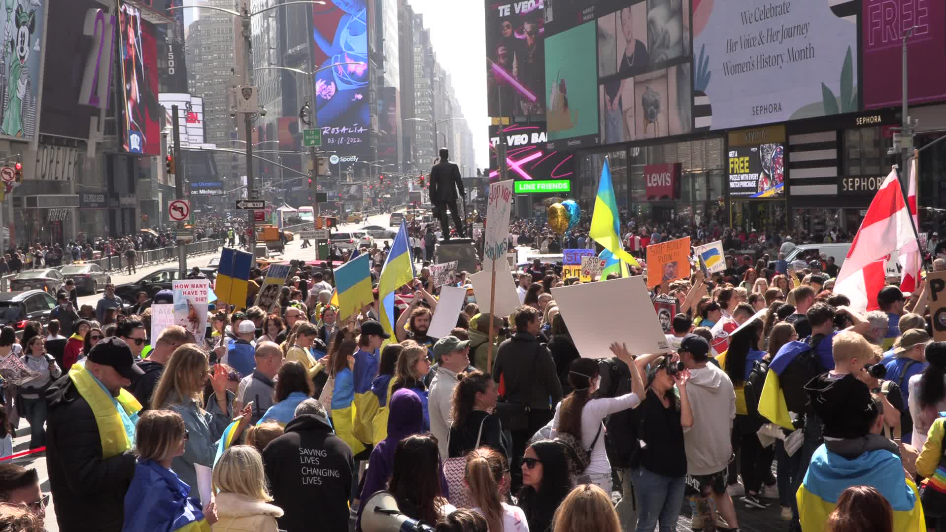 NYC: Mother's March to Save Ukrainian Children