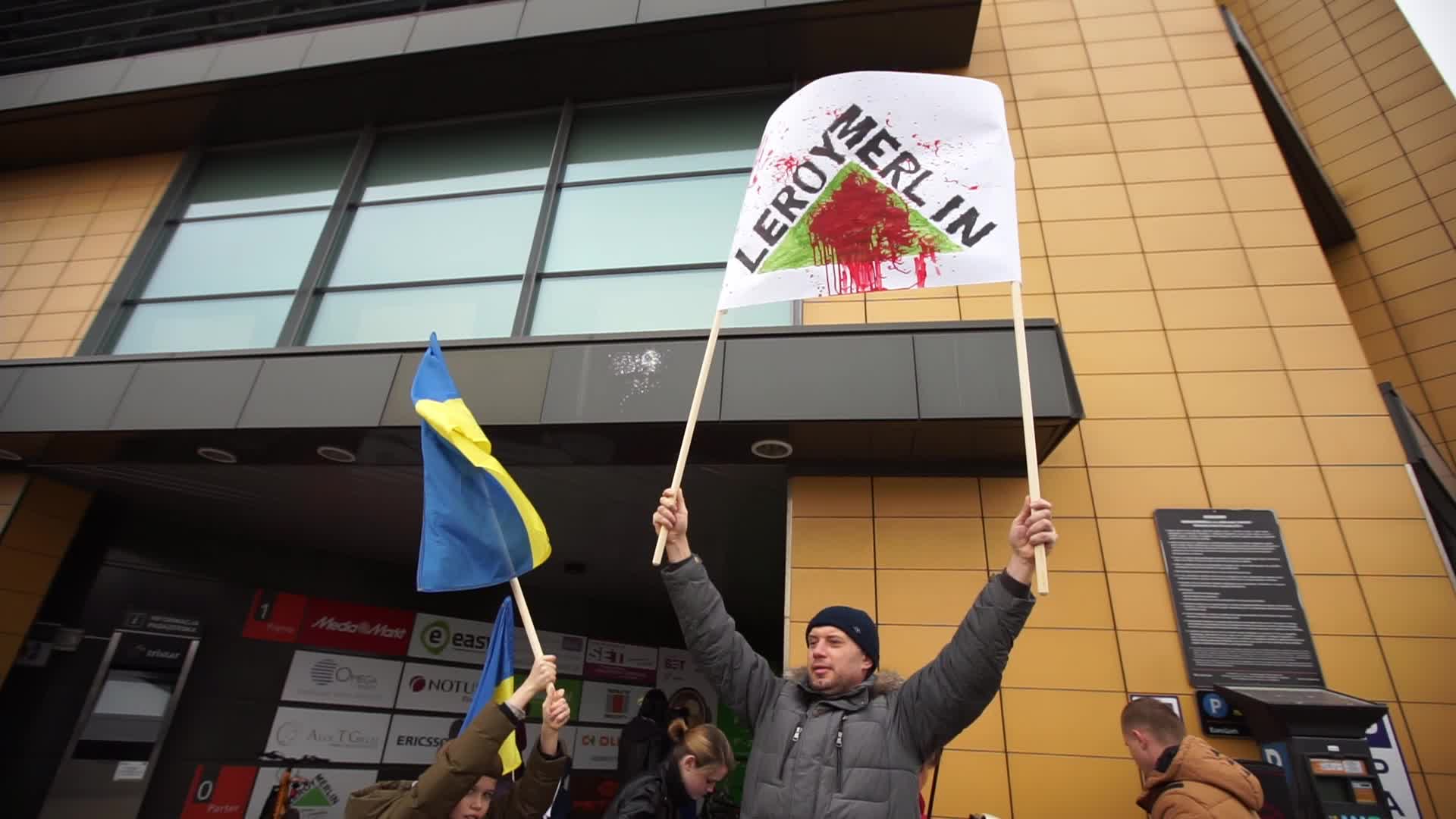 Stop Suplyying Russia Protest In Gdansk, Poland 