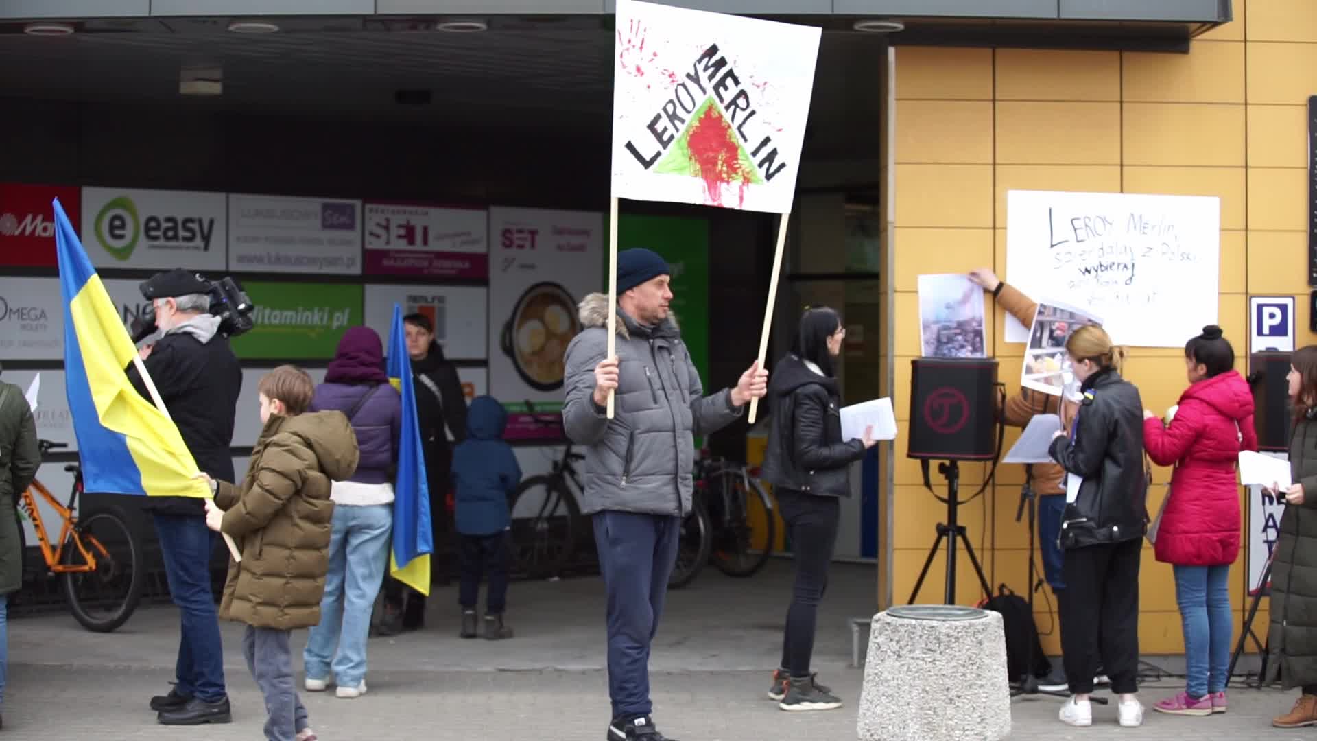 Stop Suplyying Russia Protest In Gdansk, Poland 