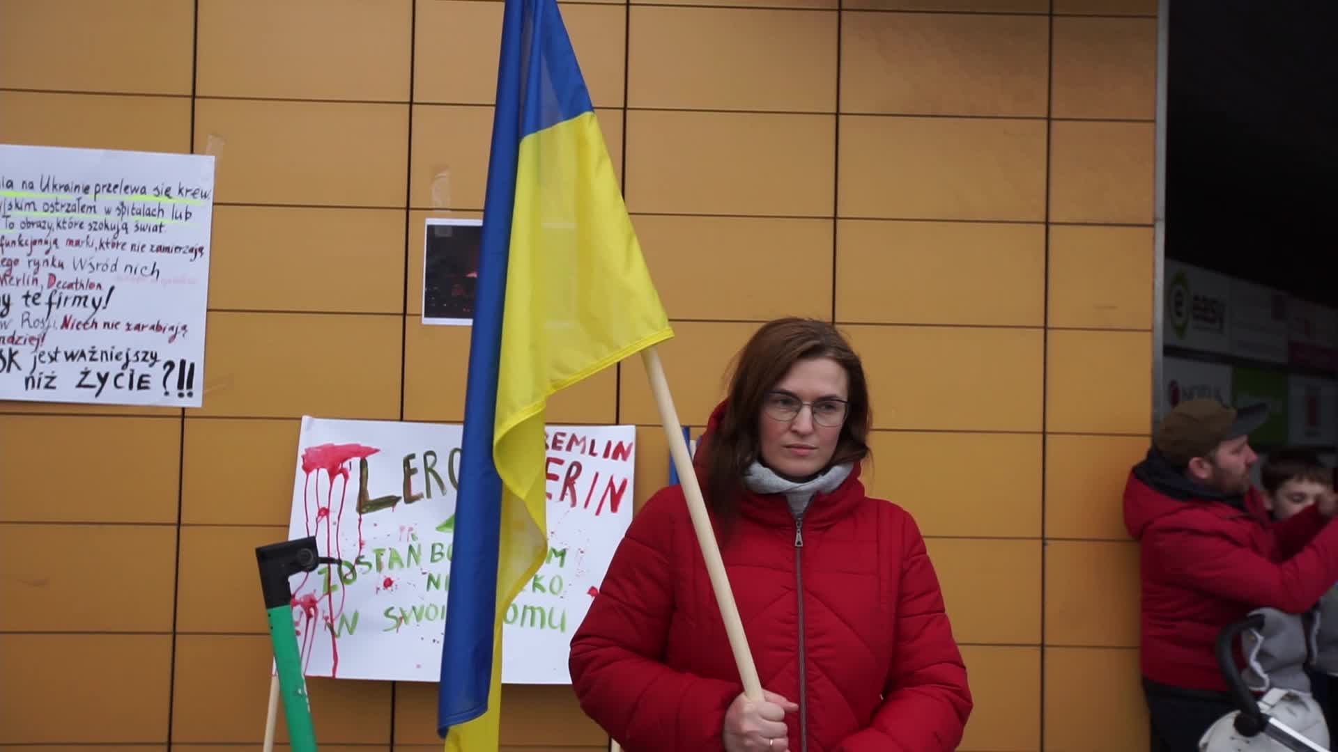 Stop Suplyying Russia Protest In Gdansk, Poland 