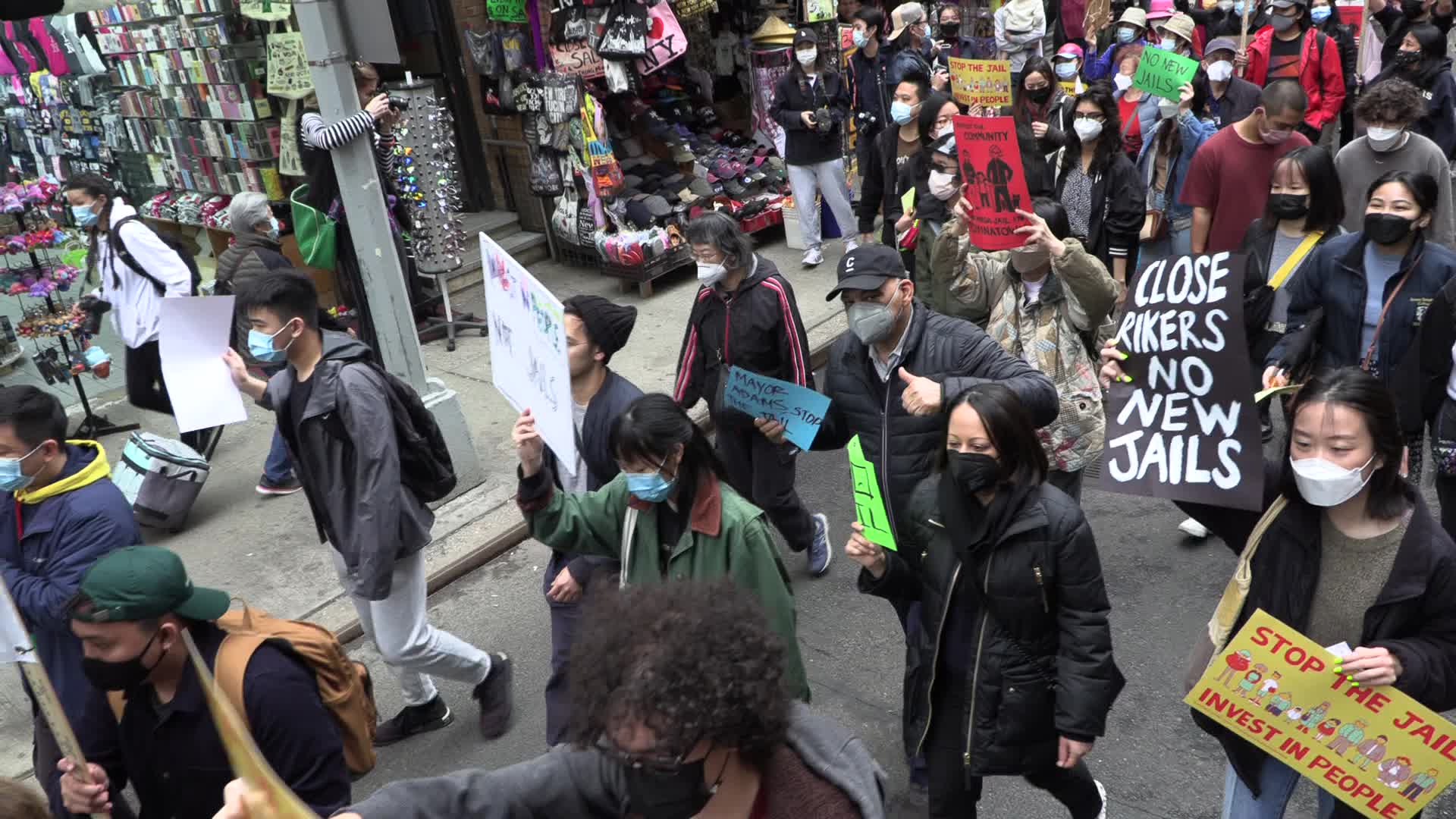 NYC: Stop the Chinatown Megajail March