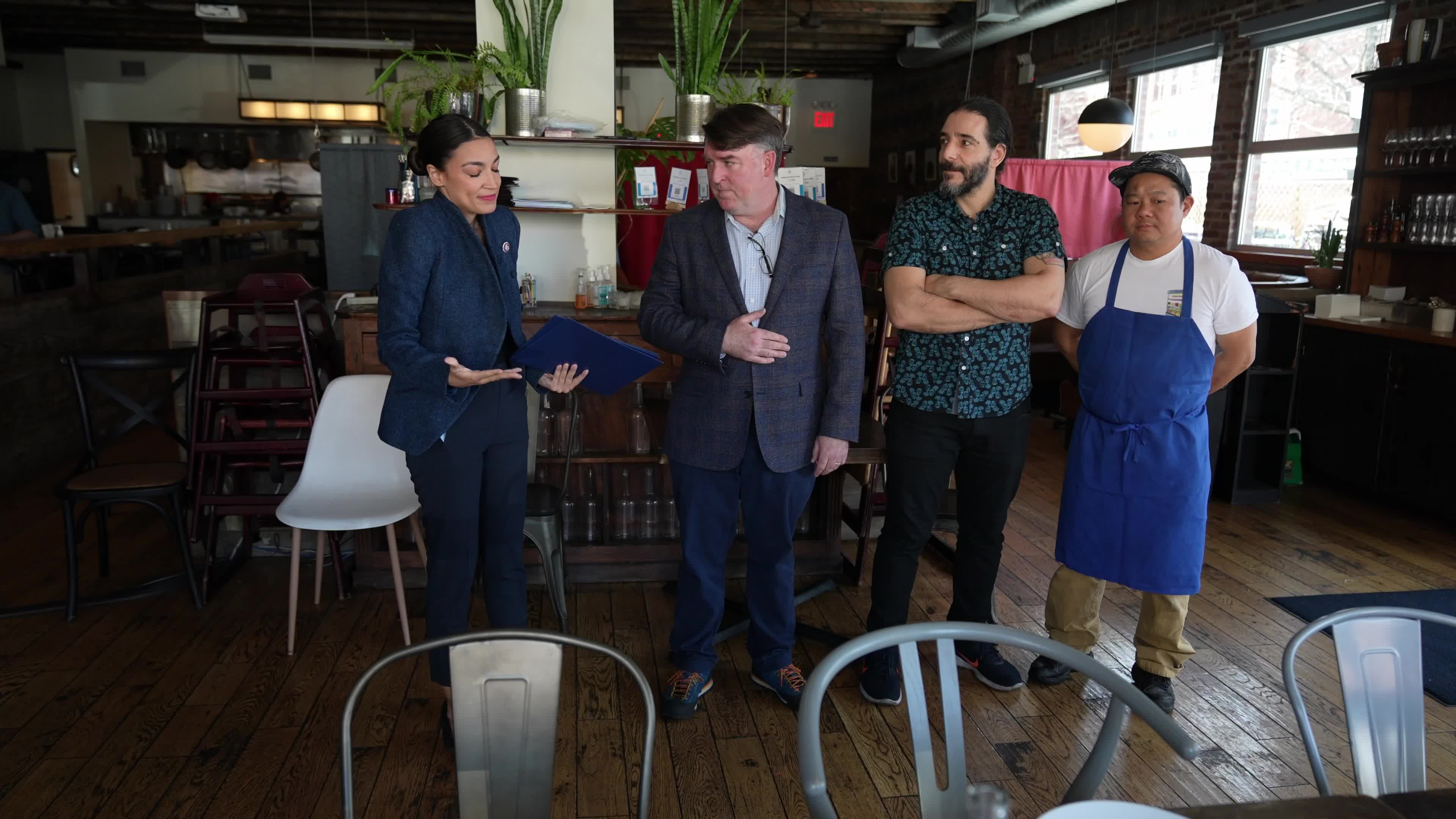 Rep. Alexandria Ocasio-Cortez honor The Queensboro