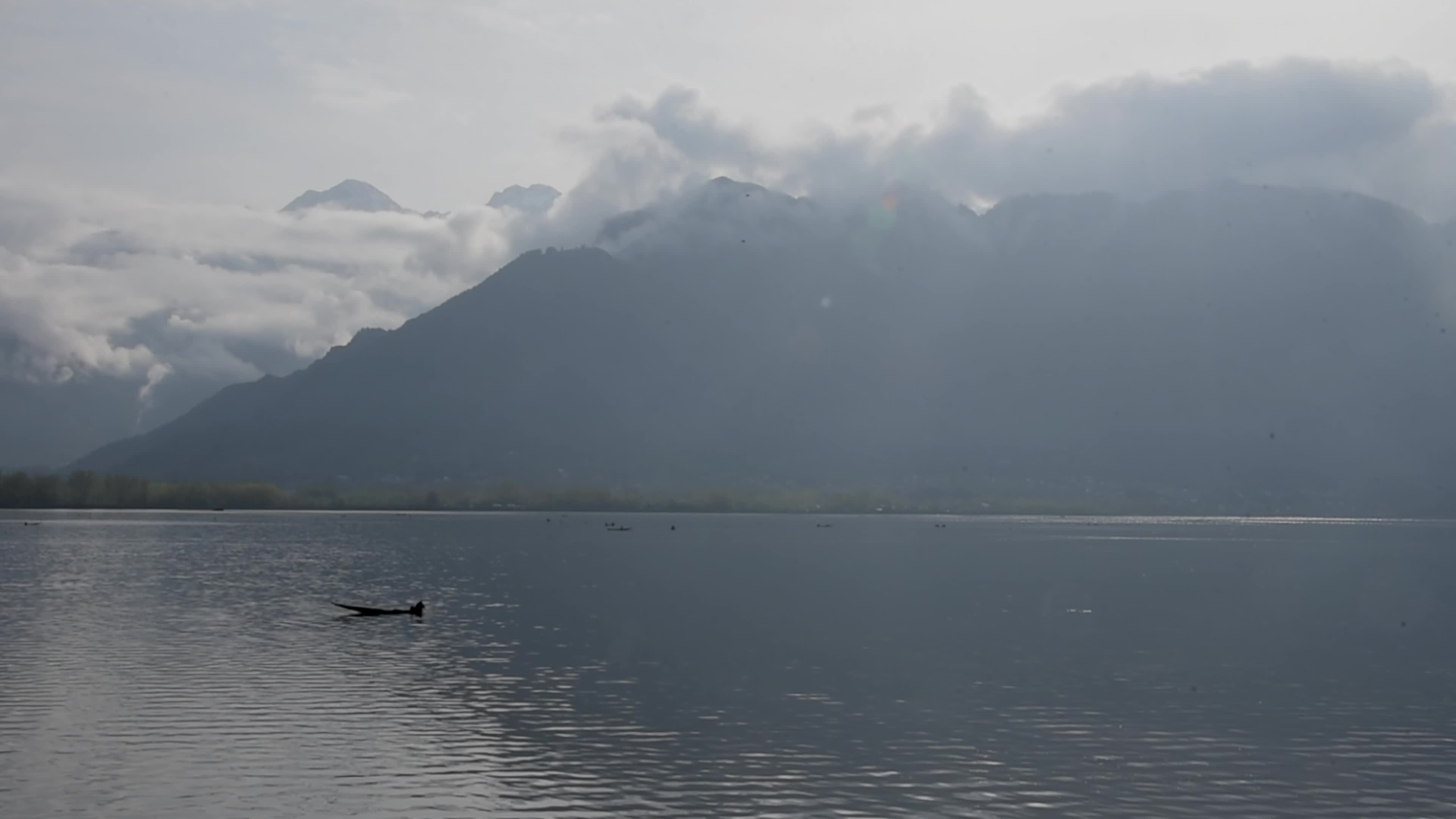 Cloudy day in Srinagar, Kashmir, India.