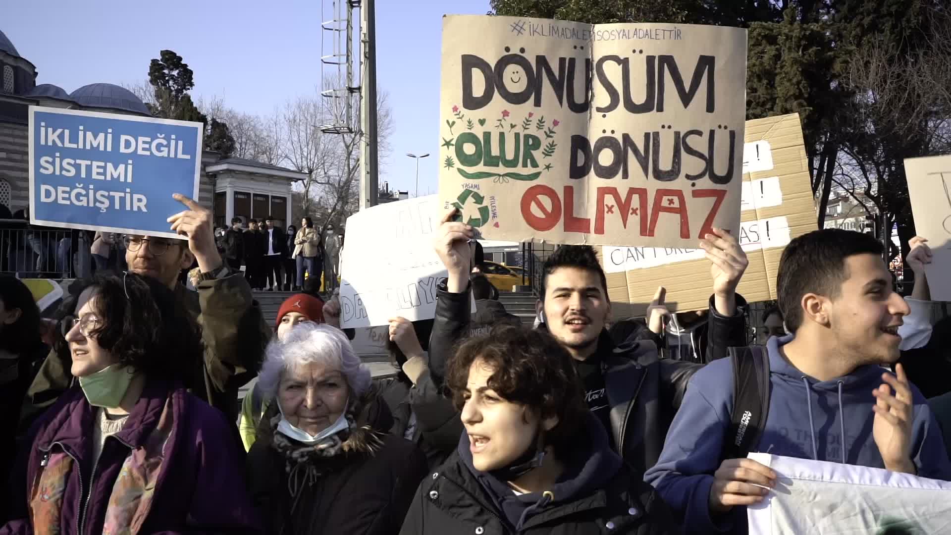 Action For Global Climate Strike In Istanbul