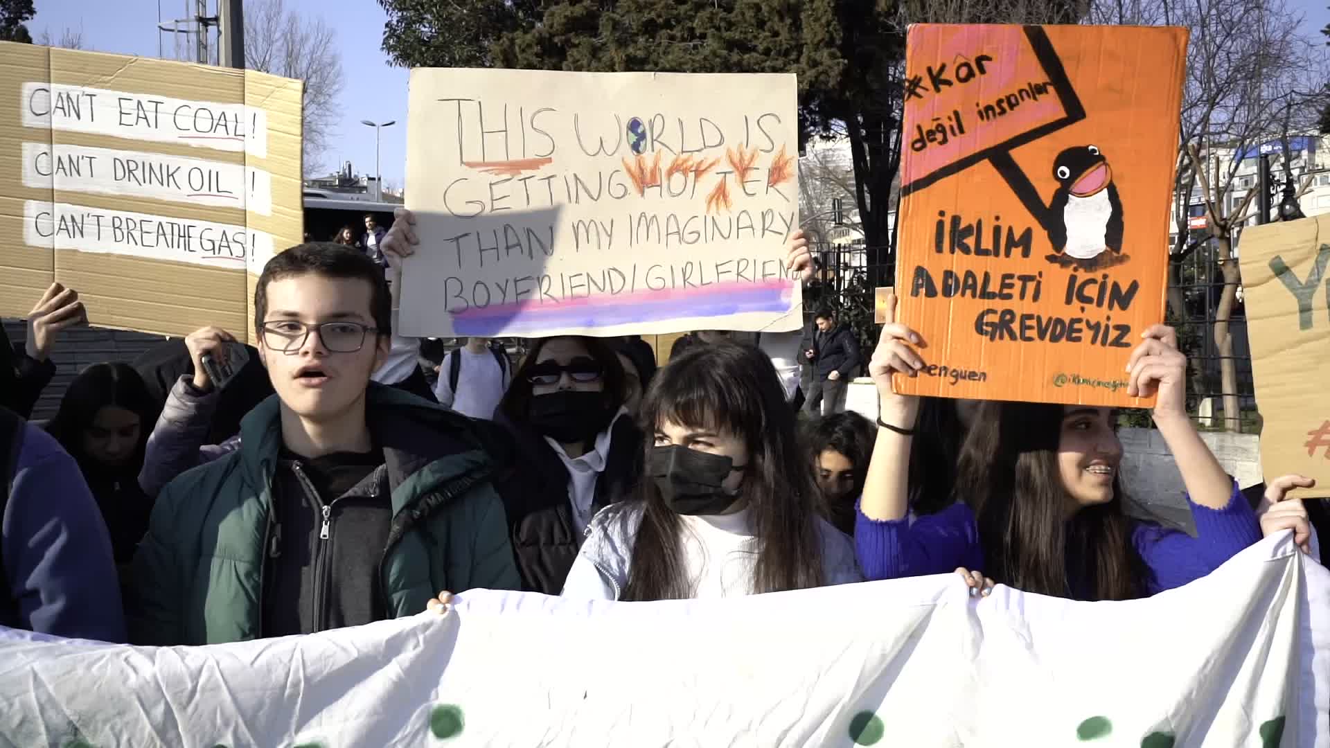 Action For Global Climate Strike In Istanbul
