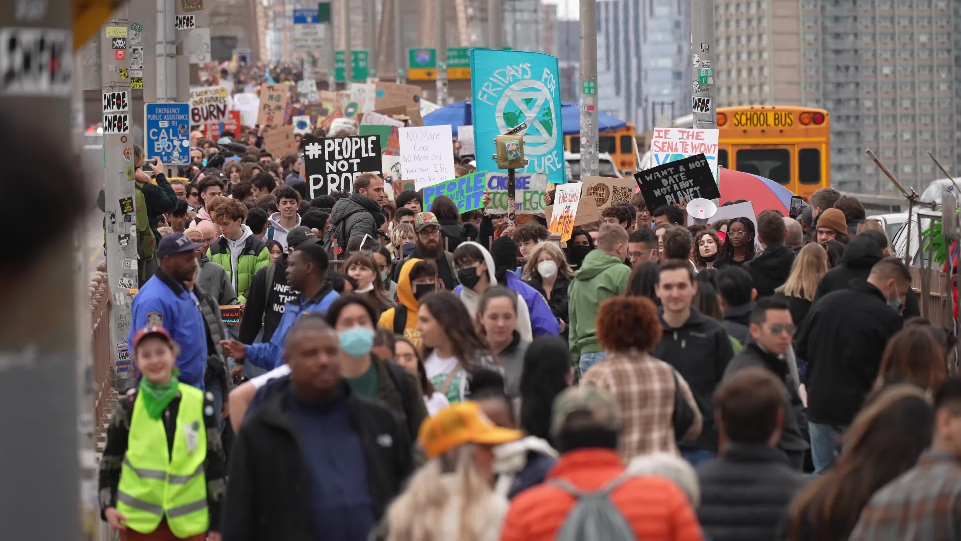 Fridays for Future school climate strikes resume across the world