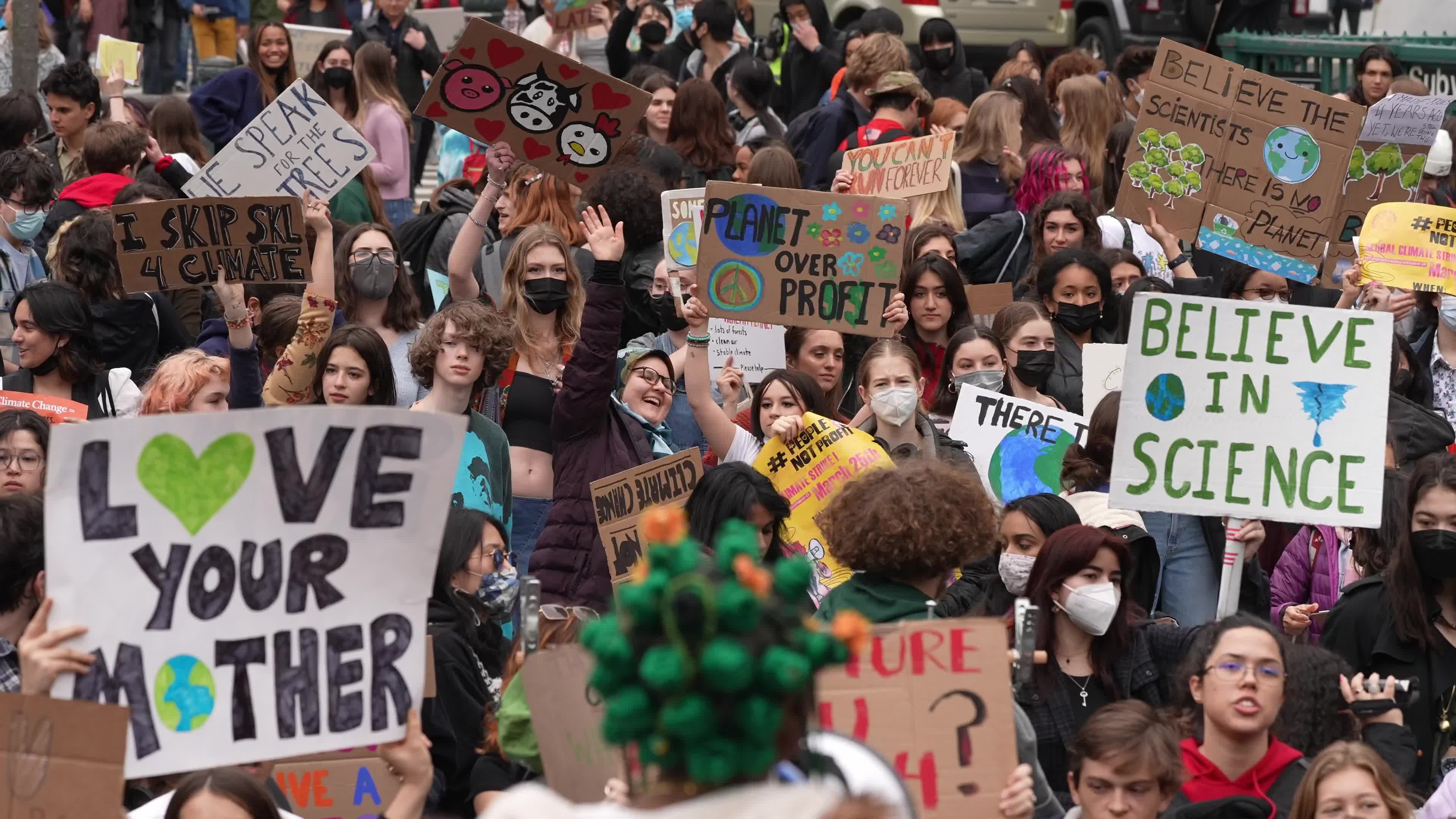 Fridays for Future school climate strikes resume across the world