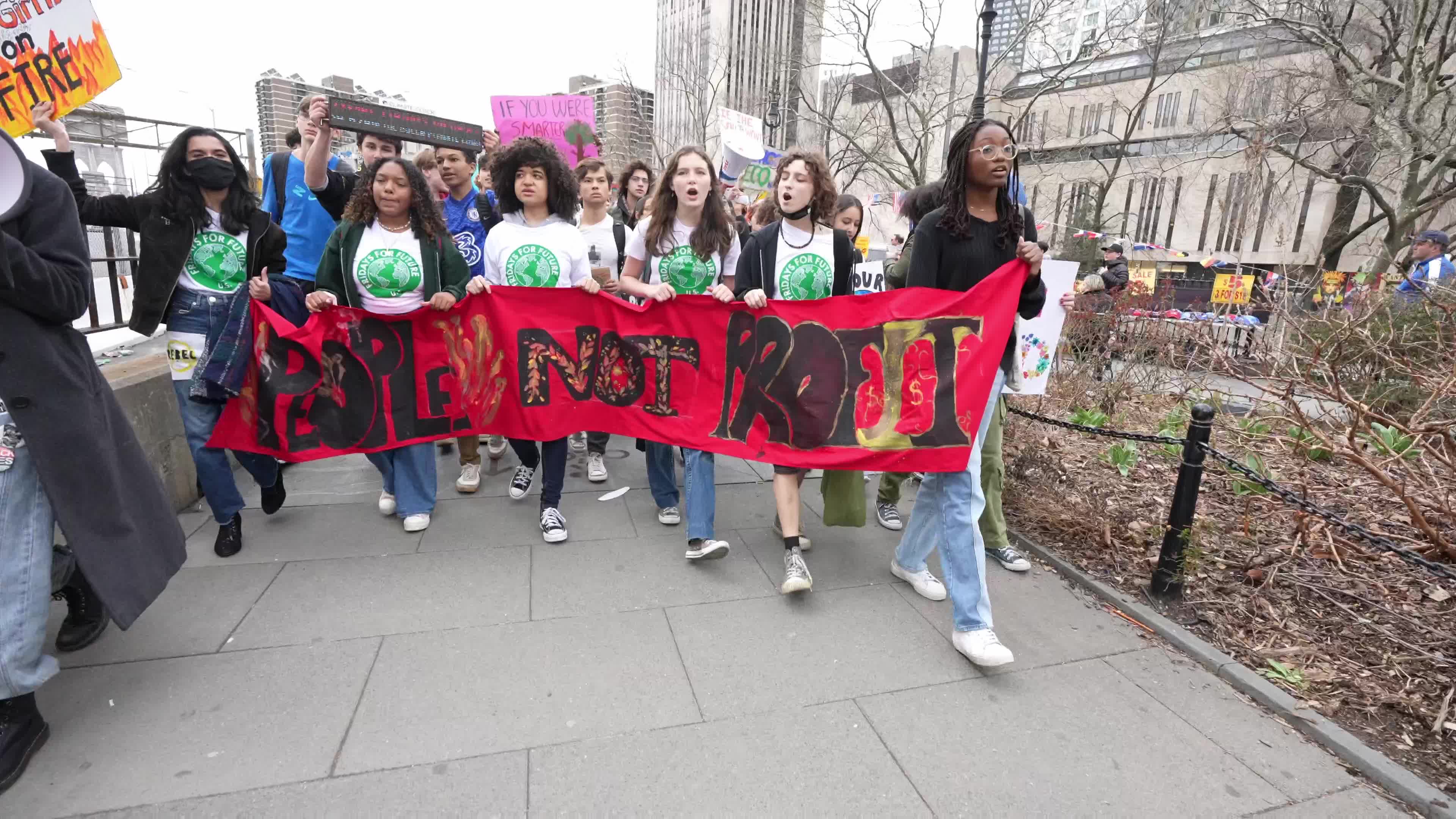 Fridays for Future school climate strikes resume across the world