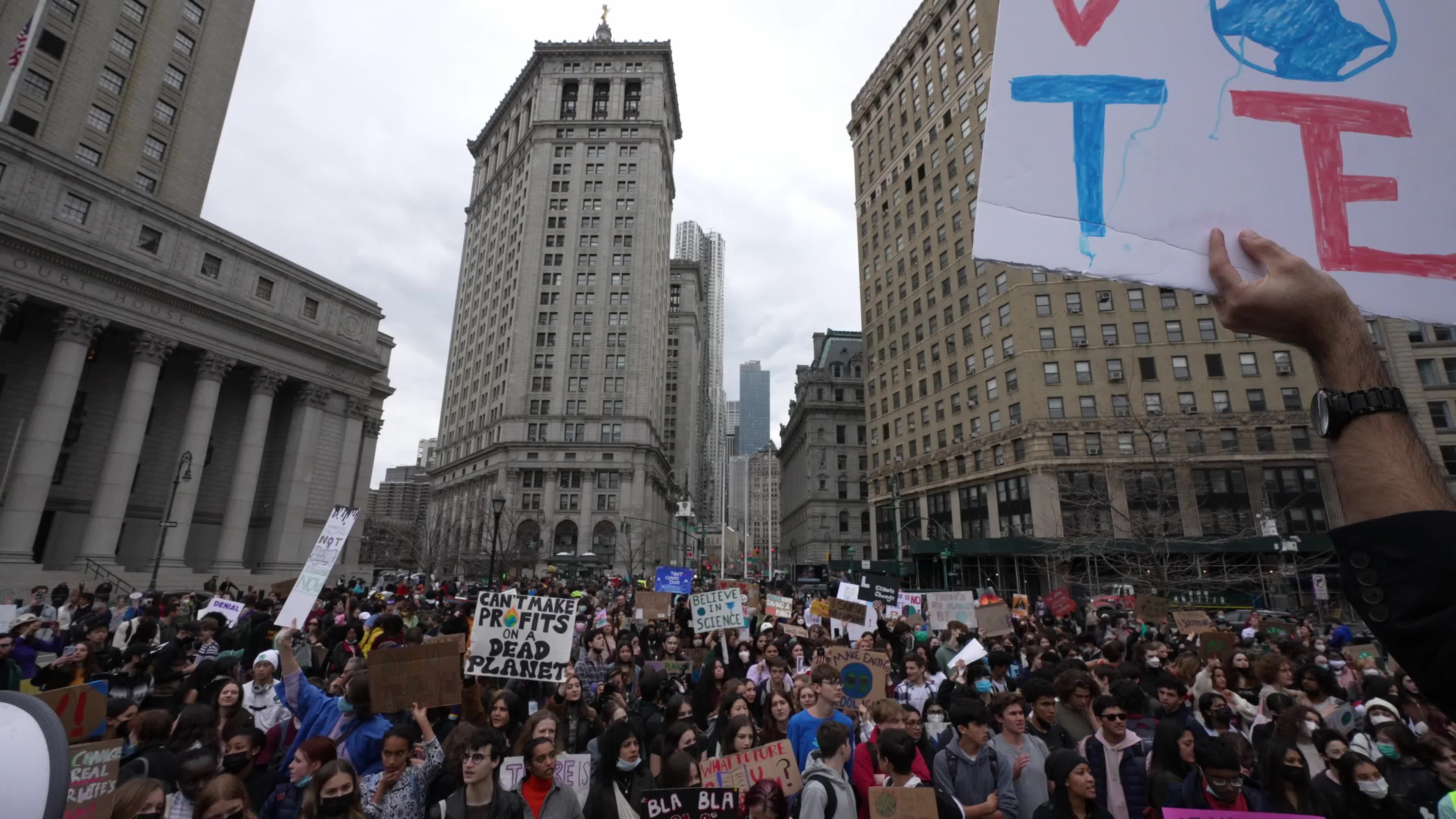 Fridays for Future school climate strikes resume across the world