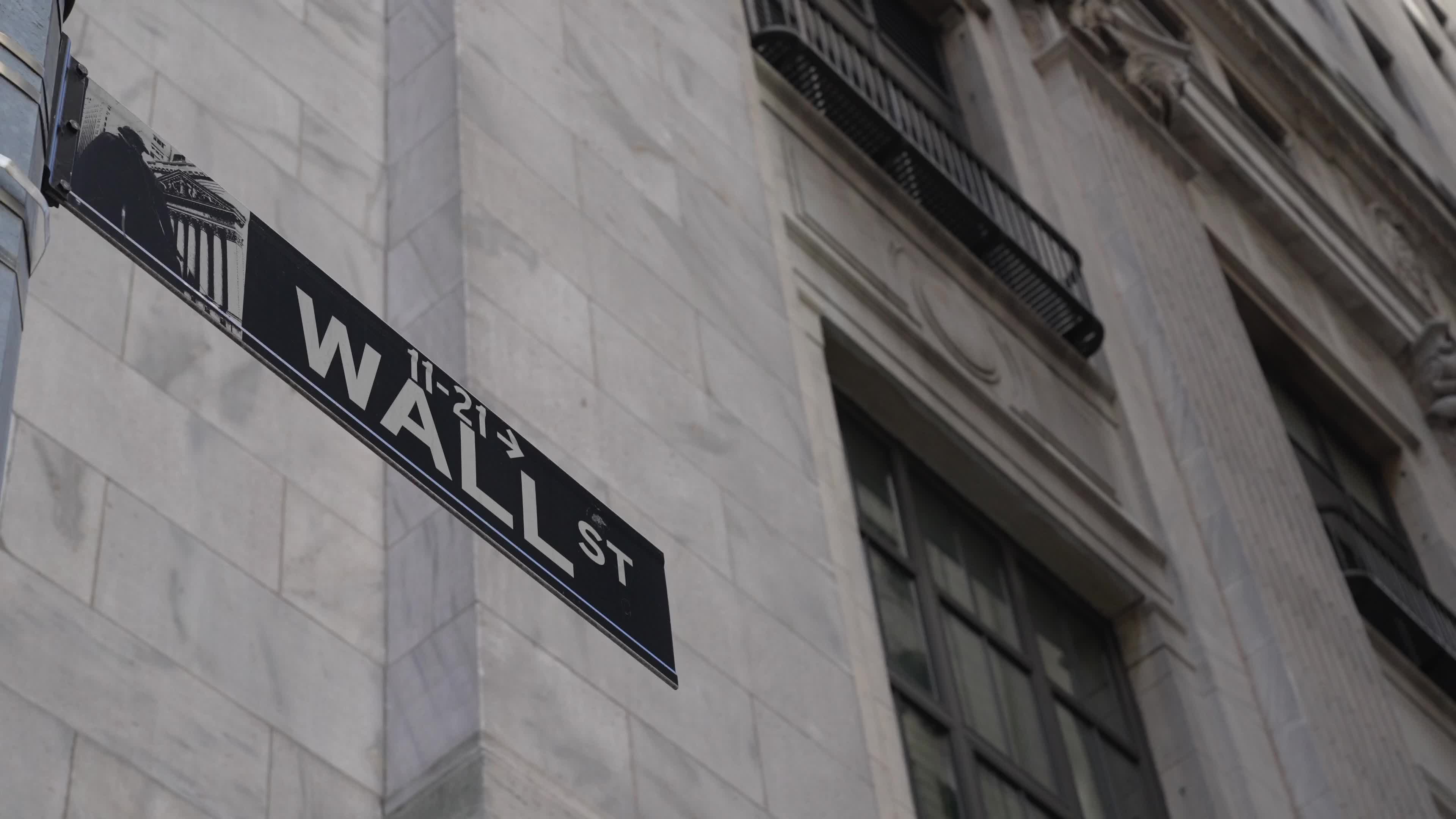 "Quanergy" Logo at New York Stock Exchange Building Exterior