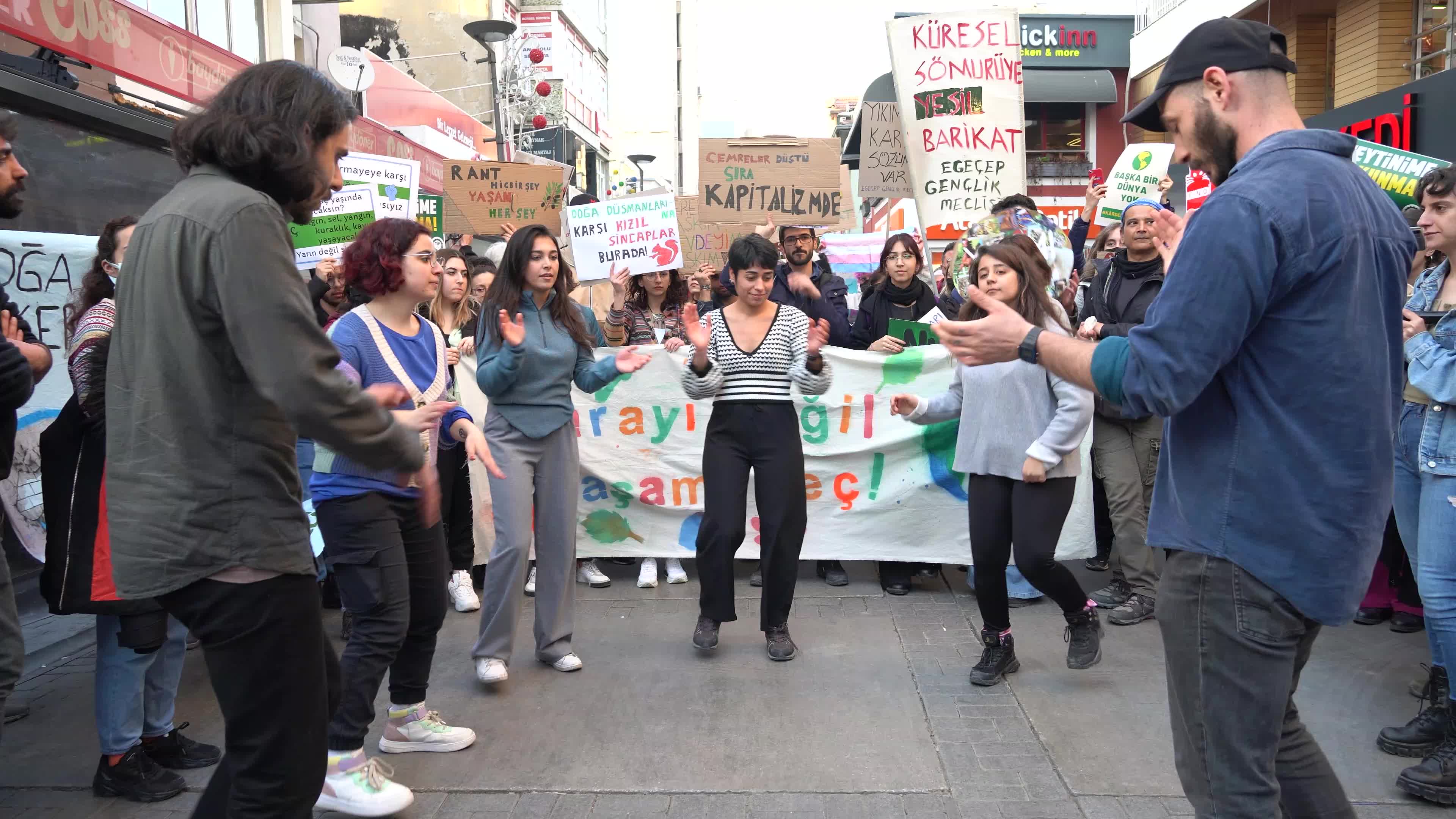 Demonstration of Global Climate Strike in Izmir