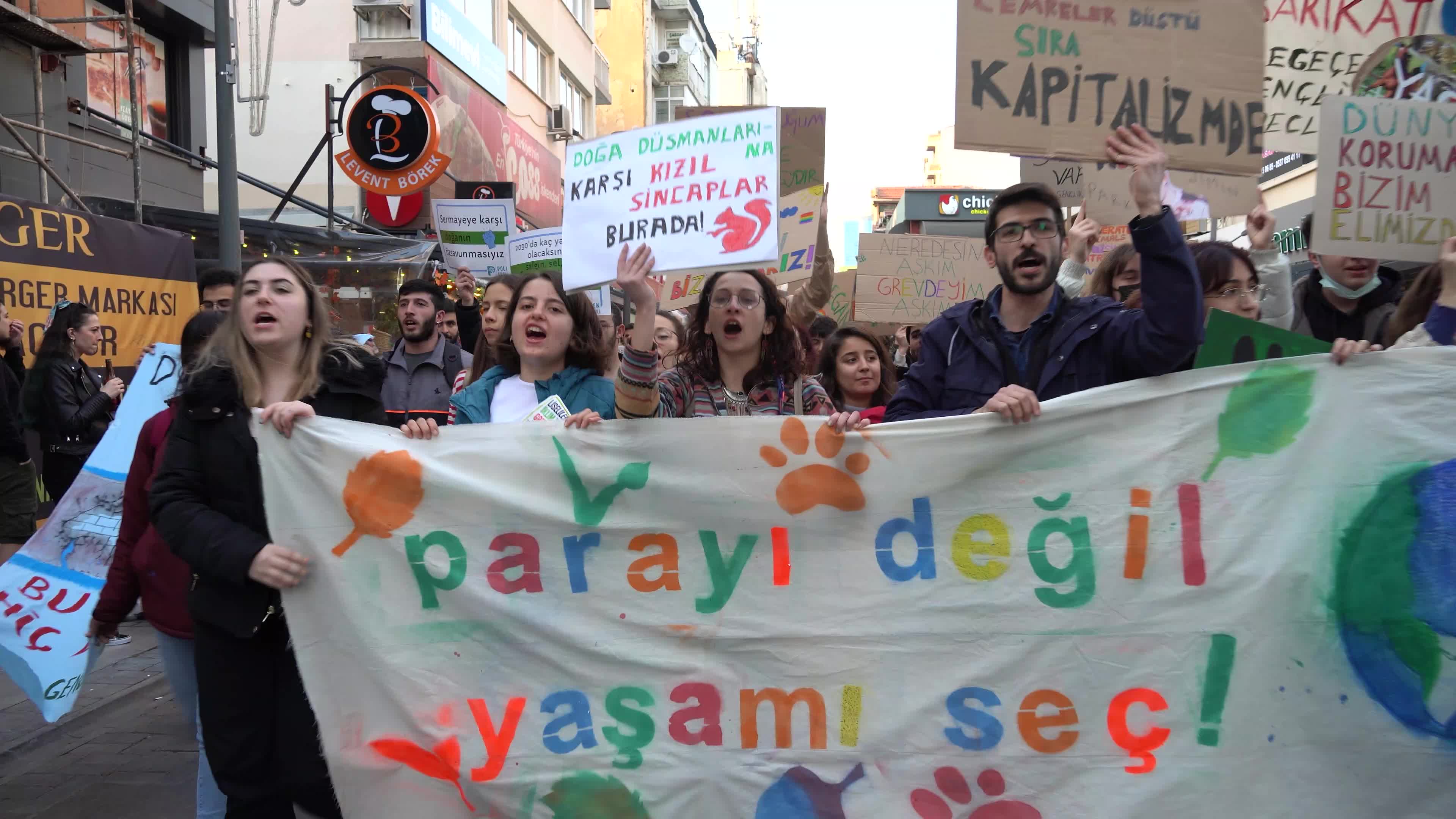 Demonstration of Global Climate Strike in Izmir